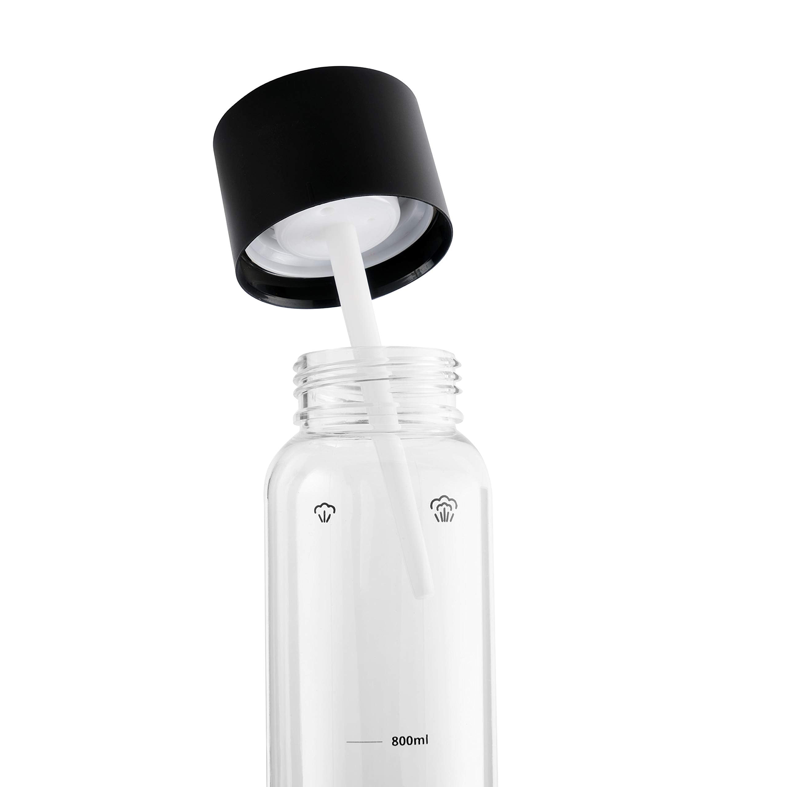 Qarbo Classic Sparkling Water Maker Aircharge Cap (Black)