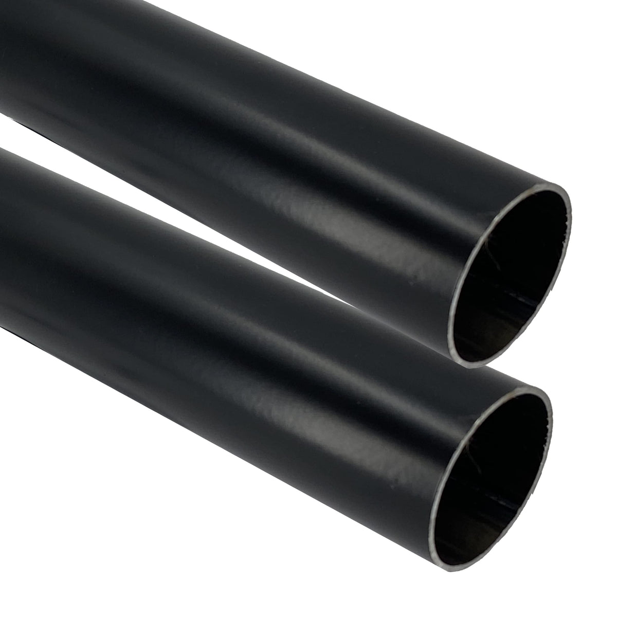 Desunia 72'' Heavy Duty Round Closet Rod | 32Mm Diameter | Black Clothes Pole | 2 Pack