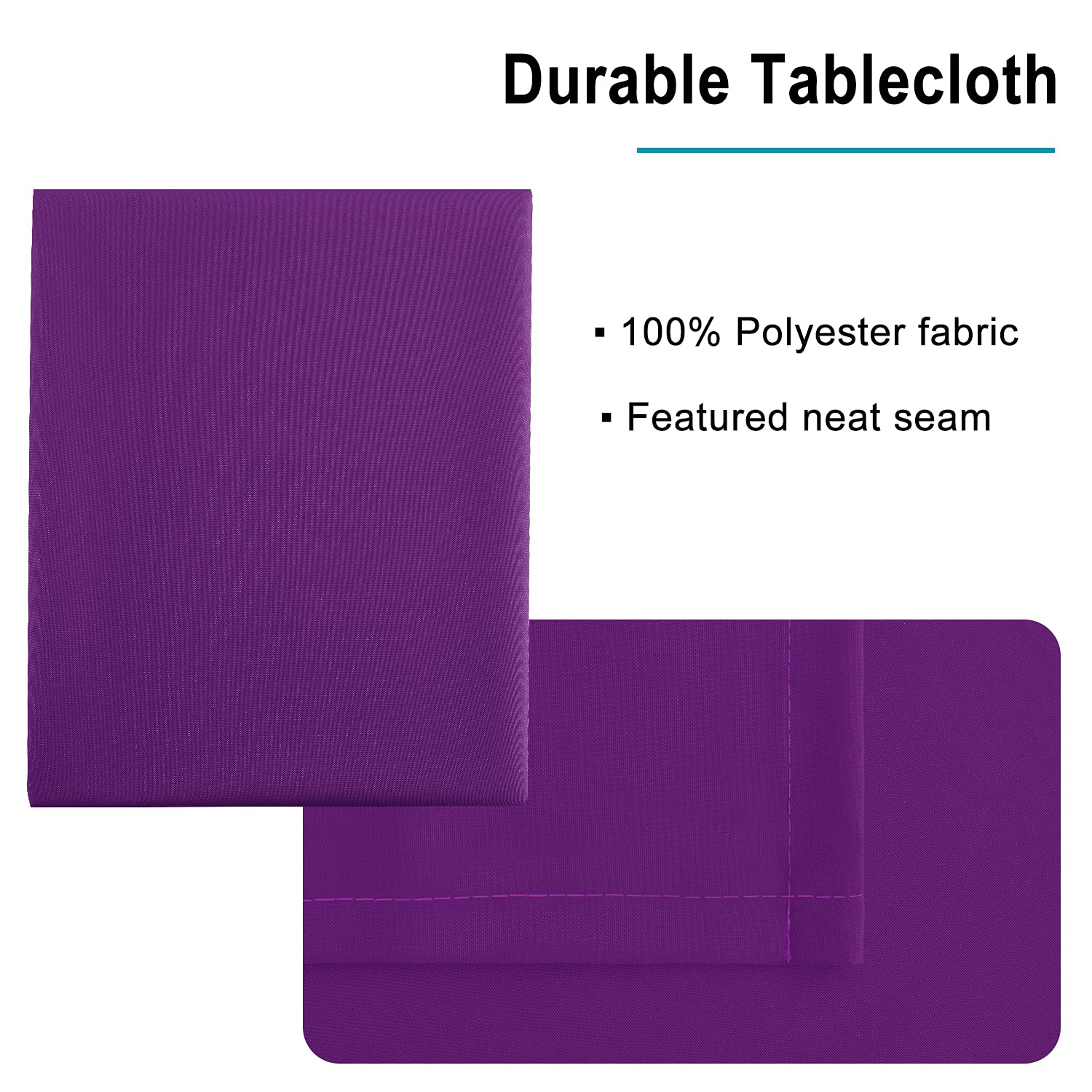Hiasan Small Tablecloth For Square Tables - Waterproof And Spillproof Washable Fabric Table Cloth For Dining Room Halloween Part