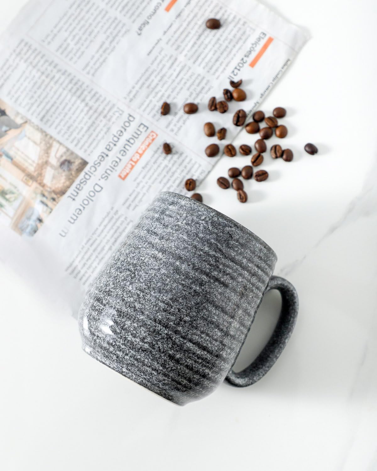 Hasense Large Coffee Mug, 20 Oz Porcelain Coffee Cup With Big Handle Easy To Hold, Big Coffee Mug For Latte Coffee Tea Soup As F