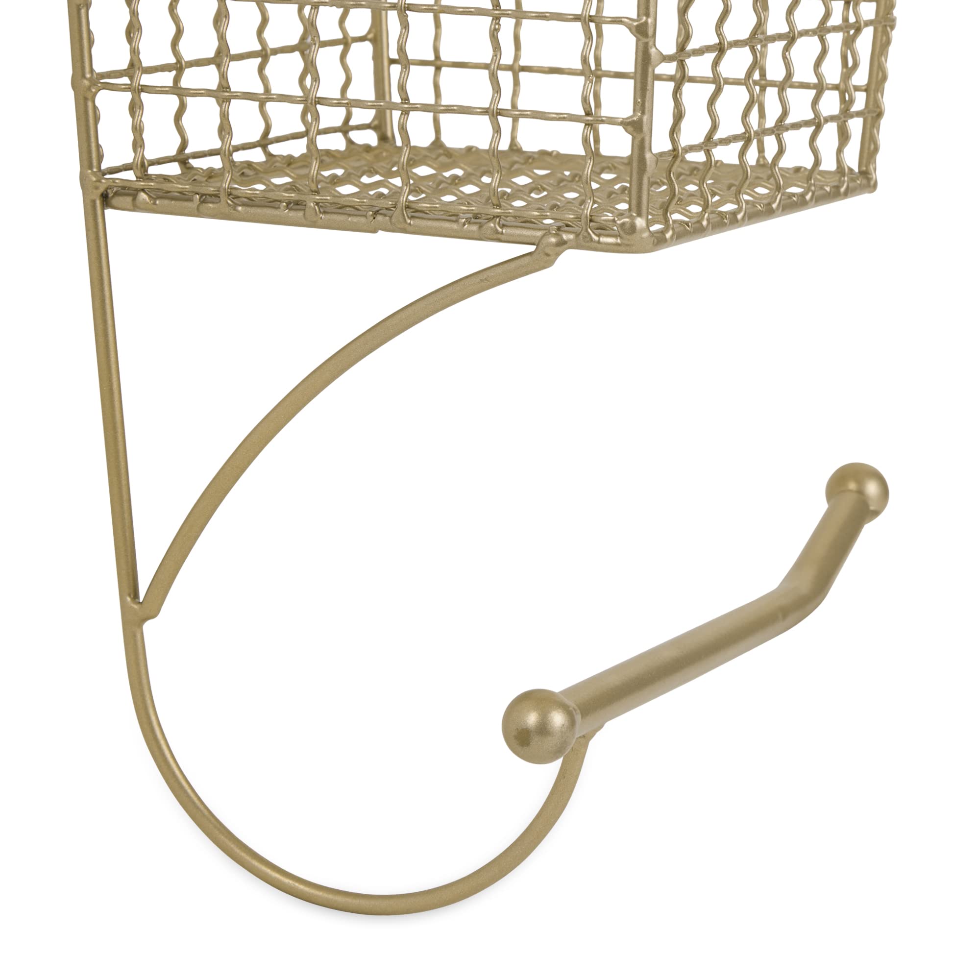 GOLD FARMHOUSE TOILET PAPER HOLDER