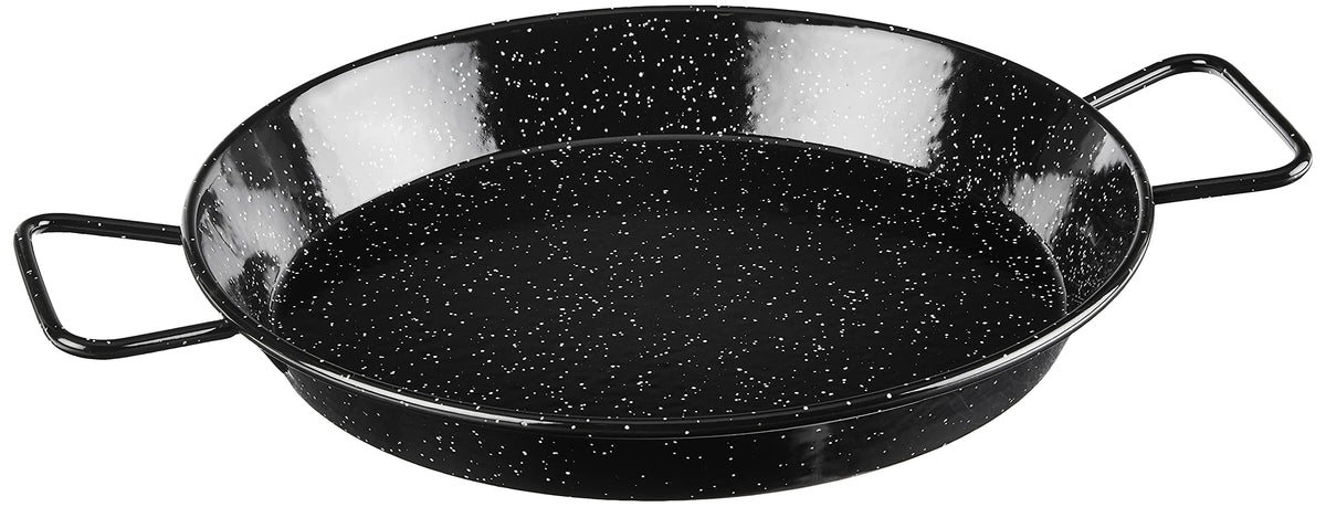 Garcima 12-Inch Enameled Steel Paella Pan, 30Cm