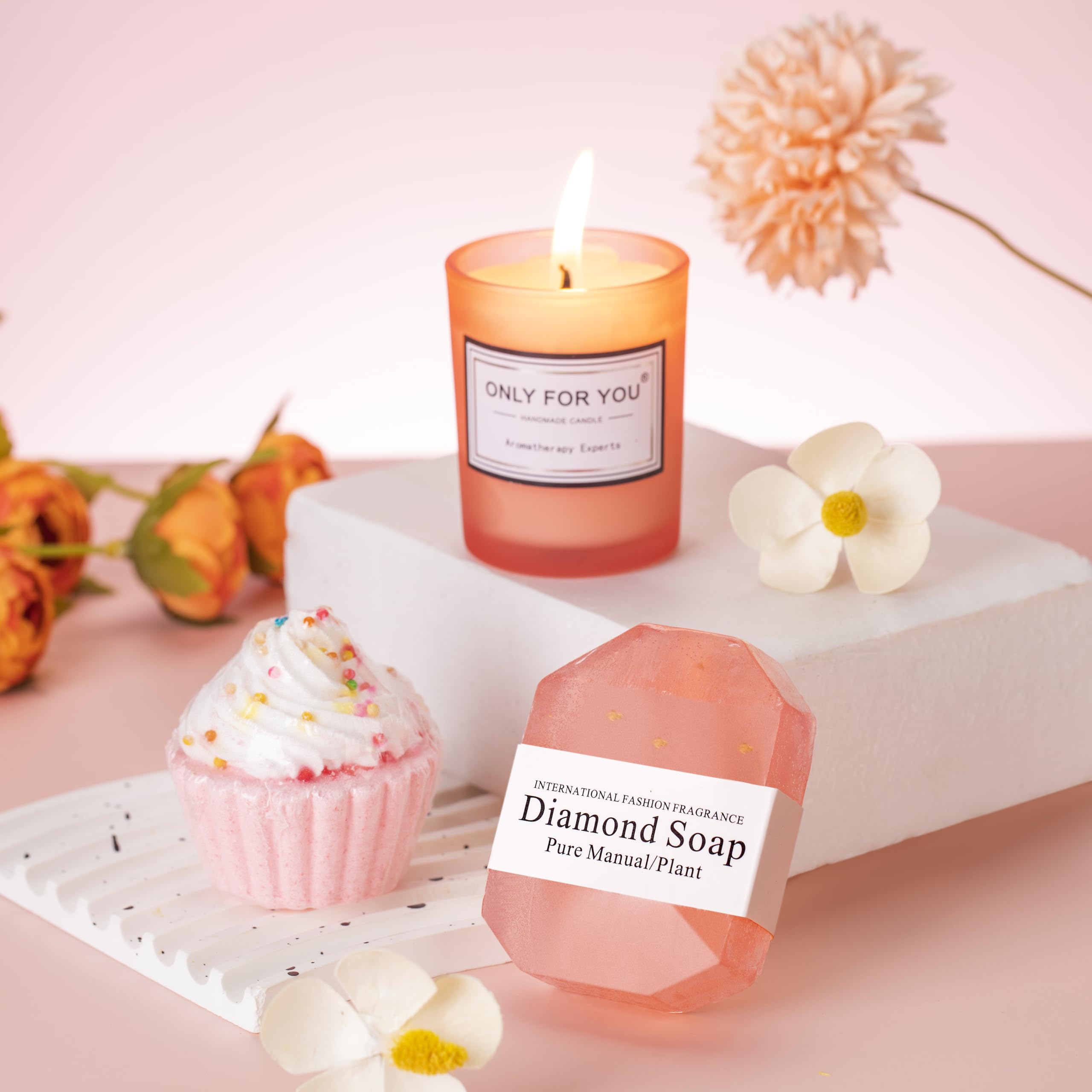 Birthday Gifts For Women,Happy Birthday Unique Female Gift Ideas For Girl Best Friend Gift Pink Gift Box Gift Basket For Women G