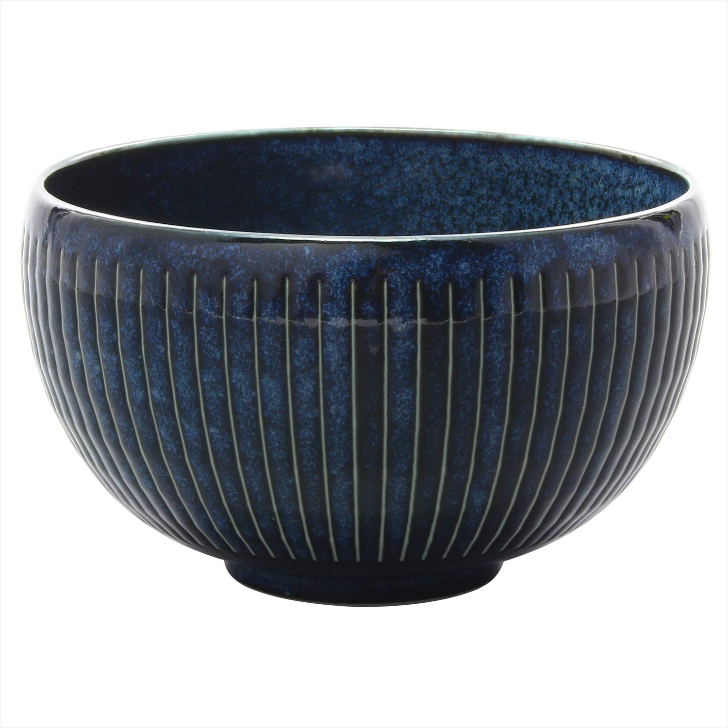 Mino Ware Cologne and Plump Cute Small Rice Bowl Kodonburi Rice Bowl Small Dishes Sea Blue Bowl Noodle Bowl Udon Soba Noodle Buc