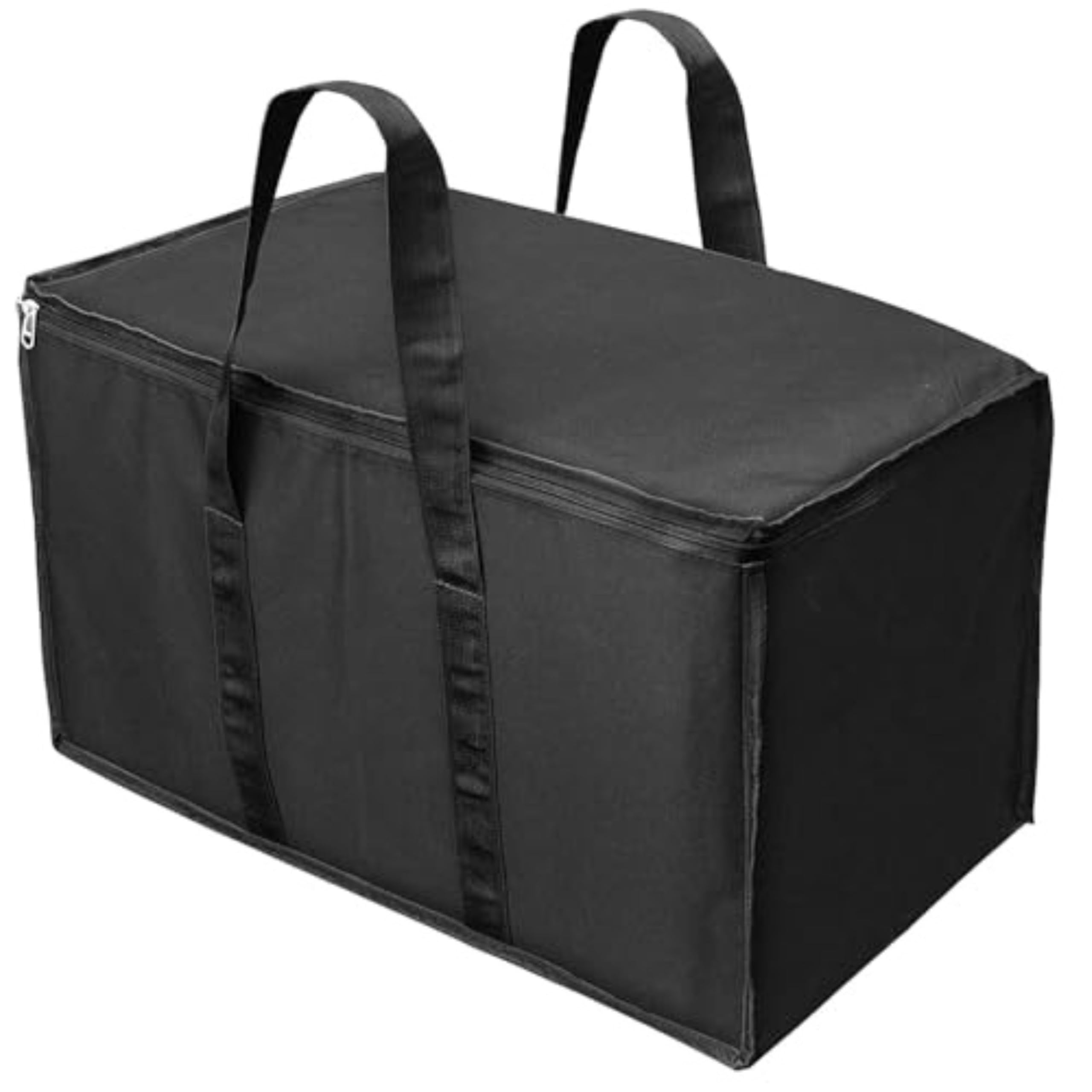 Tulman 2Pack 68L Nylon Clothes Storage Bag With Zipper Closure & Strong Handle  Compact Organizer For Clothes, Toys & Blankets