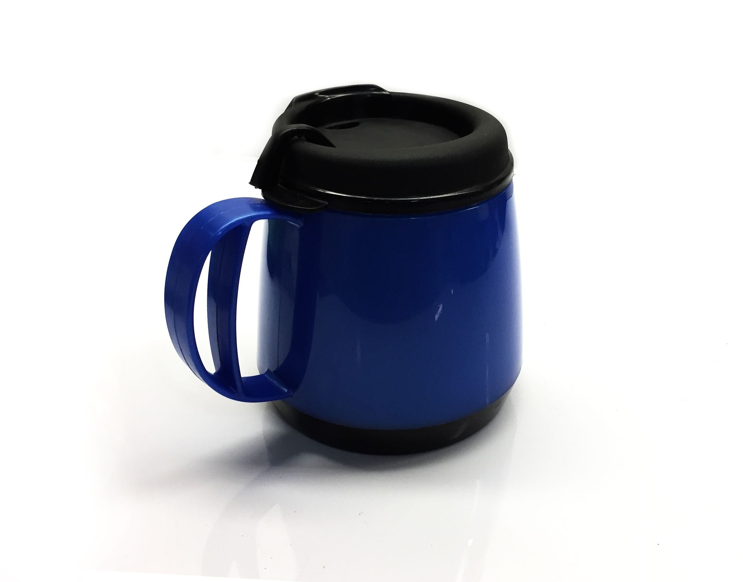 Thermoserv Foam Insulated Wide Body Mug, 20-Ounce, Pearl Dark Blue