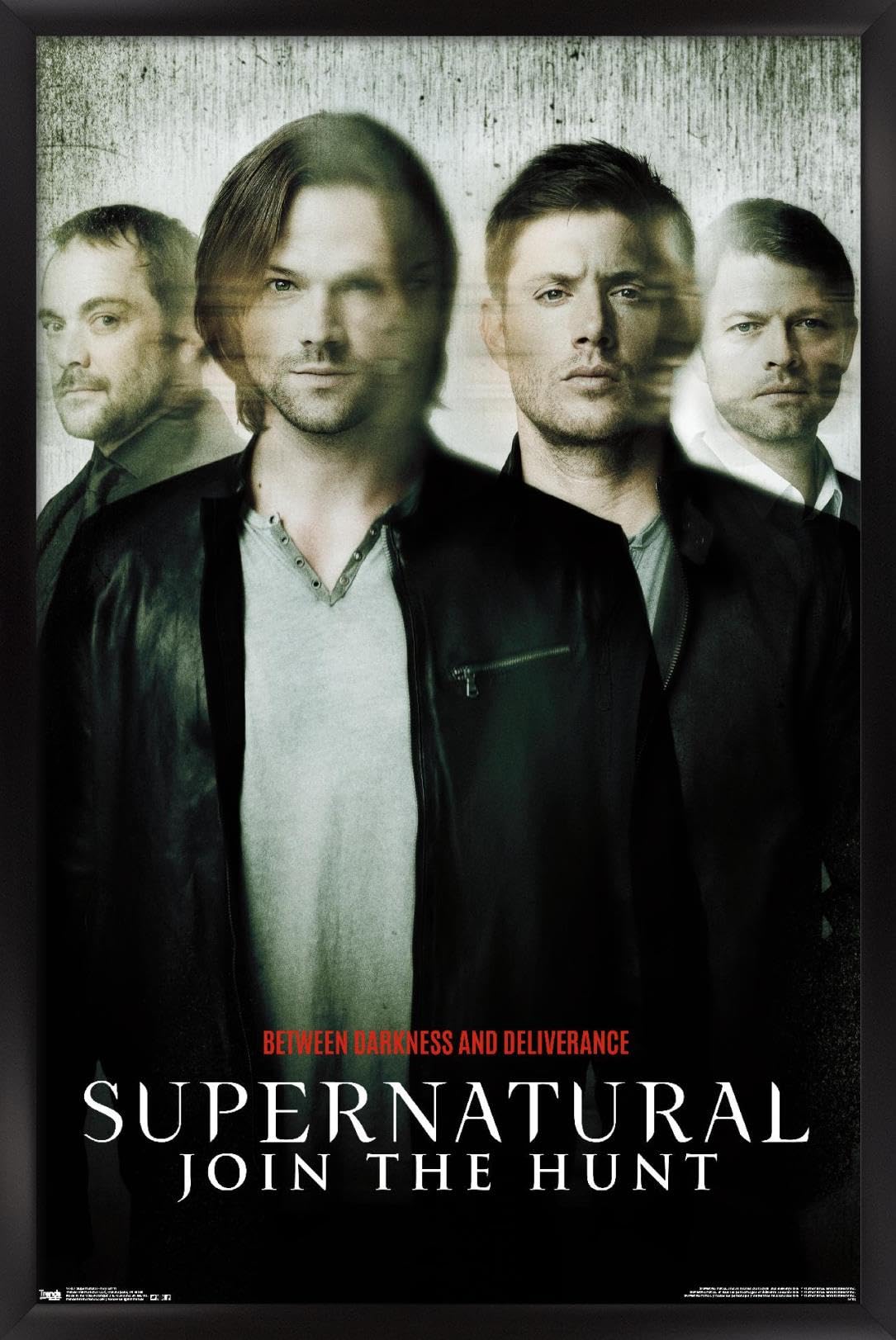 Trends International Supernatural - Key Art 11 Wall Poster, 22.4L X 14.7W, Black Framed Version