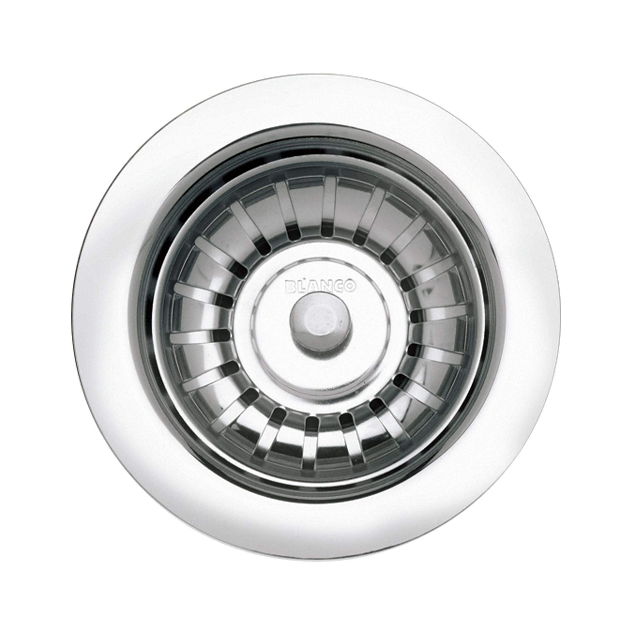 Blanco, Polished Chrome 440007 Kitchen Drain Basket Strainer, 3.5''