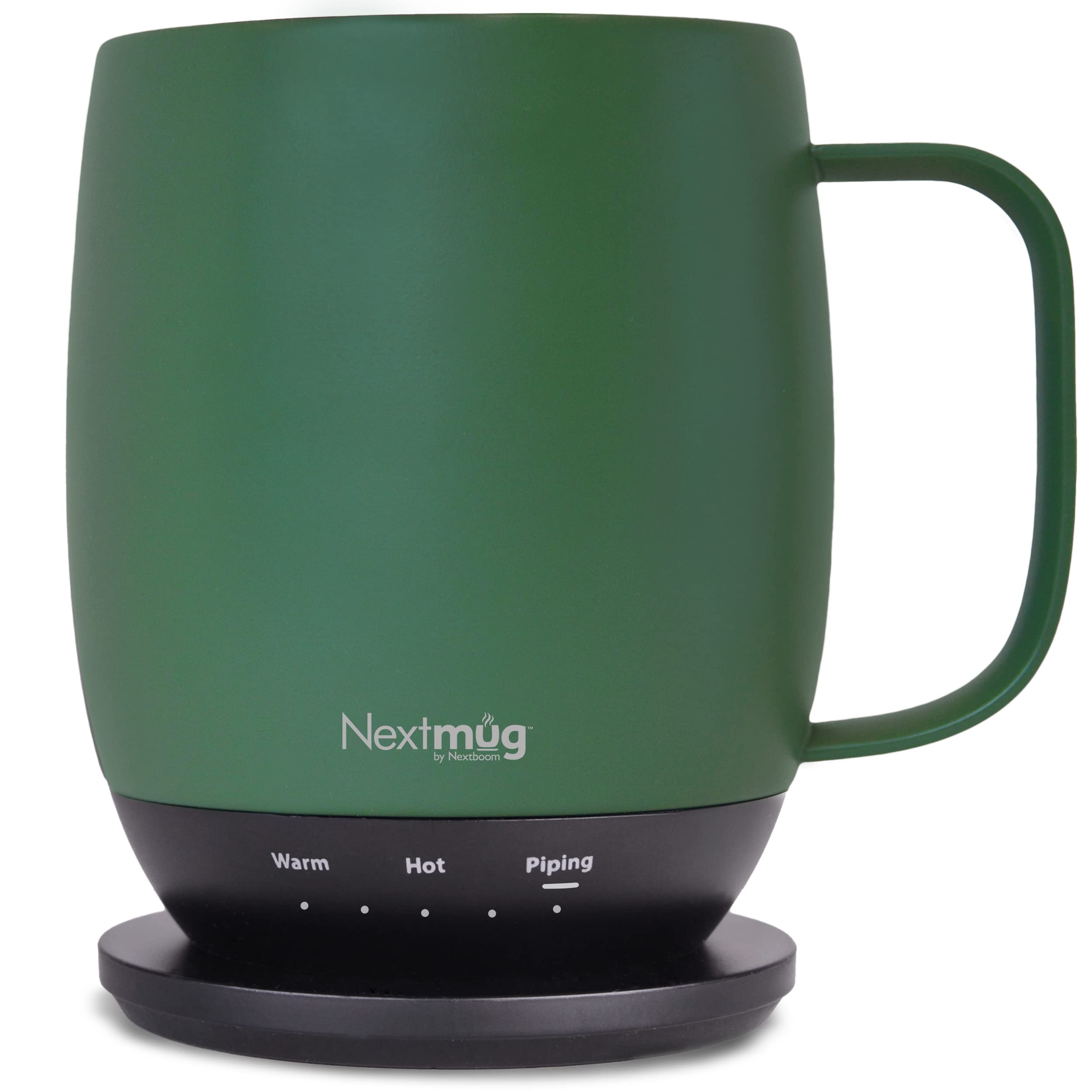 Nextmug - Temperature-Controlled, Self-Heating Coffee Mug (Sage - 14 Oz.)