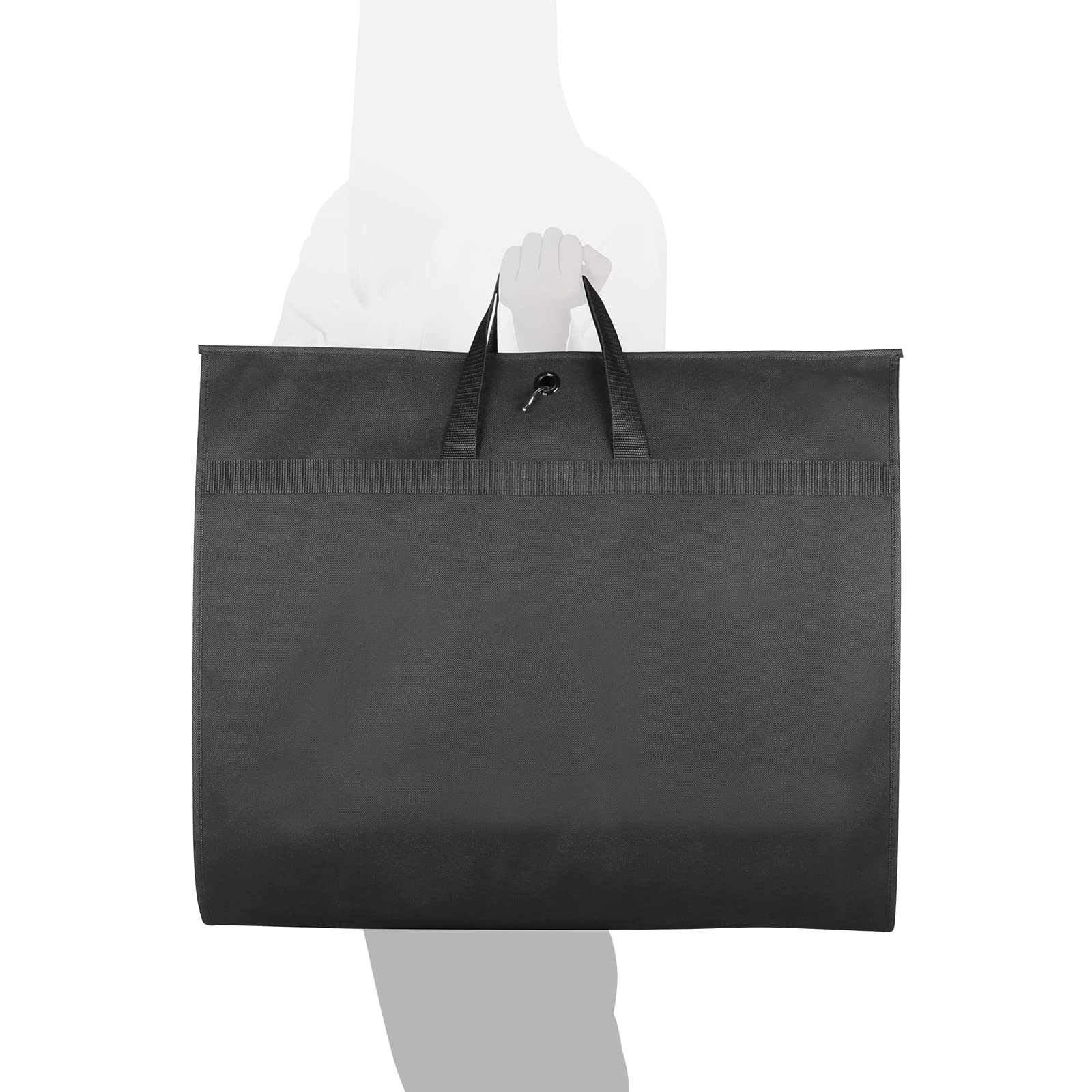 Zilink Garment Bags for Hanging Clothes 43'' Suit Bags for Men Travel with 2 Large Mesh Pockets and Clear Window  for Suit  Coat  Dress  Set of 2