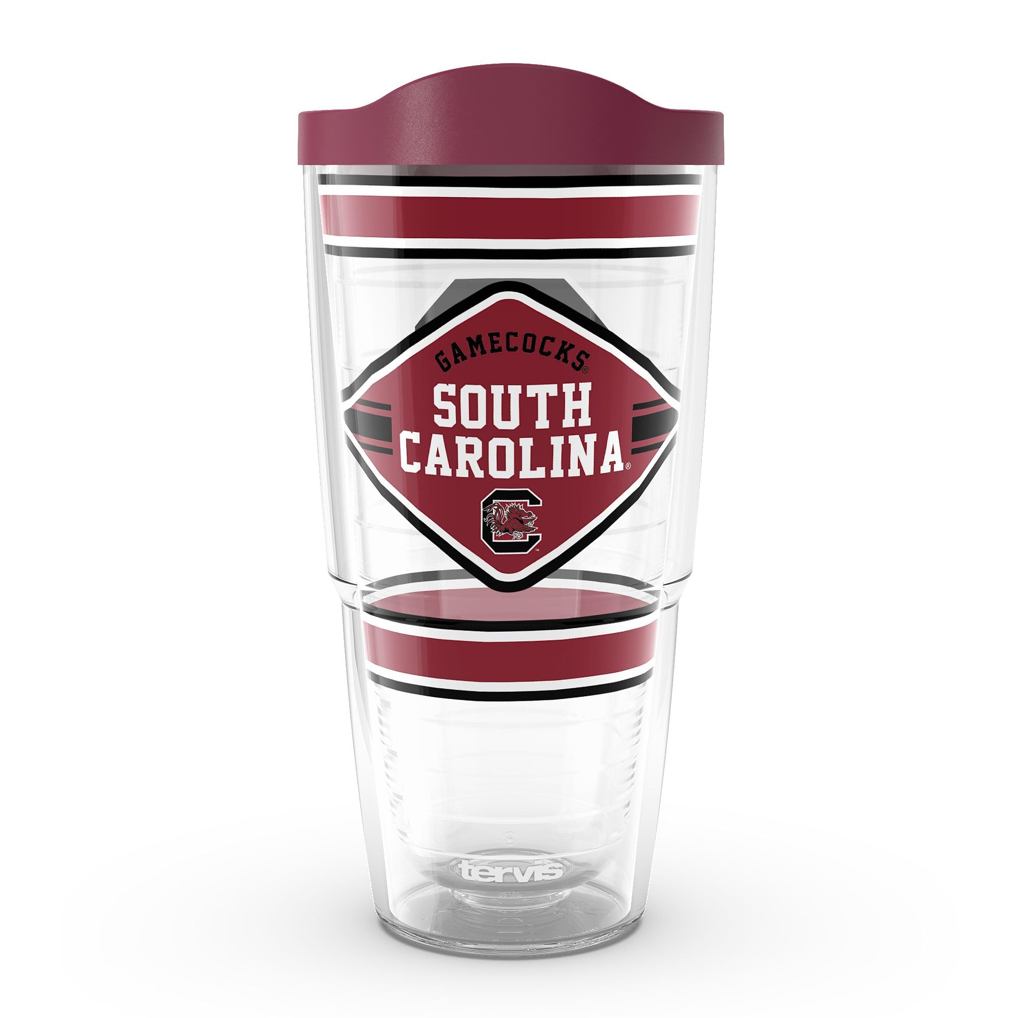 Tervis South Carolina Gamecocks  First String Made in USA Double Walled Insulated Tumbler Travel Cup Keeps Drinks Cold & Hot, 2