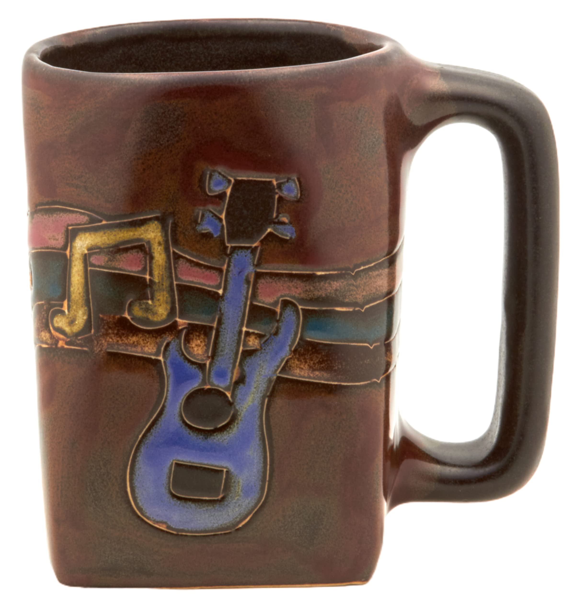 Mara Stoneware Mug - Musical Instruments 12 Oz.