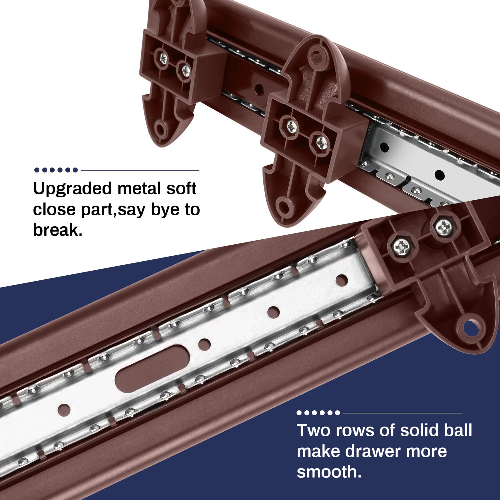 Sliding Tie Racks For Closet, 20 Tie Hanger For Men Pull Out Belt Hanger For Closet Storage Organizer With Slider, Side Mount Cl