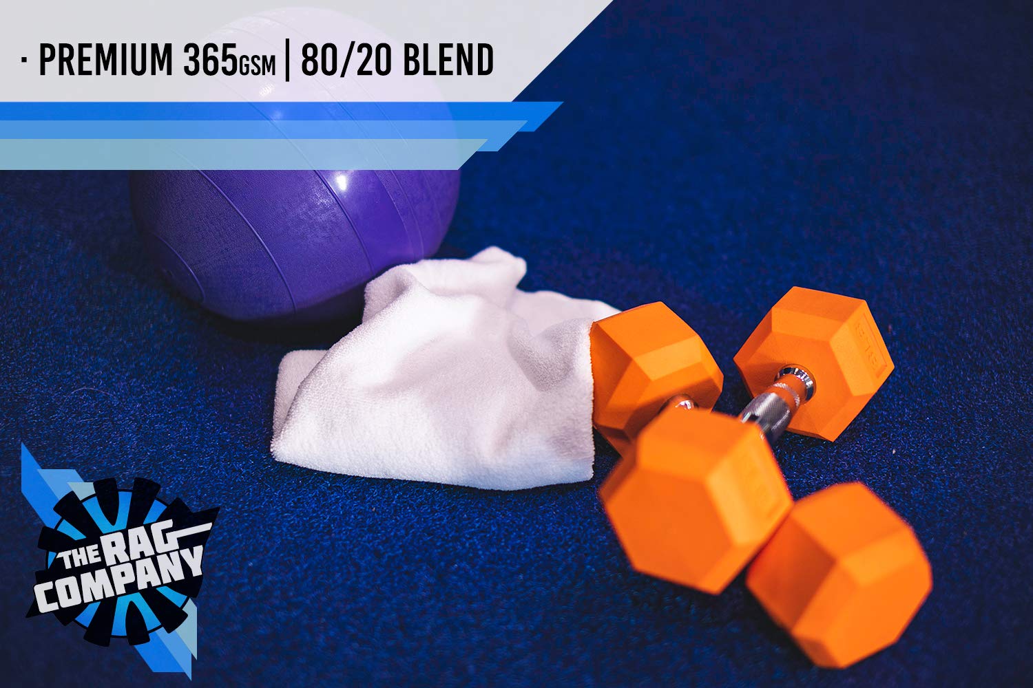 The Rag Company - Spa  Yoga Towel - Gym, Exercise, Fitness, Sport, Ultra Soft, Super Absorbent, Fast Drying Premium Microfiber,