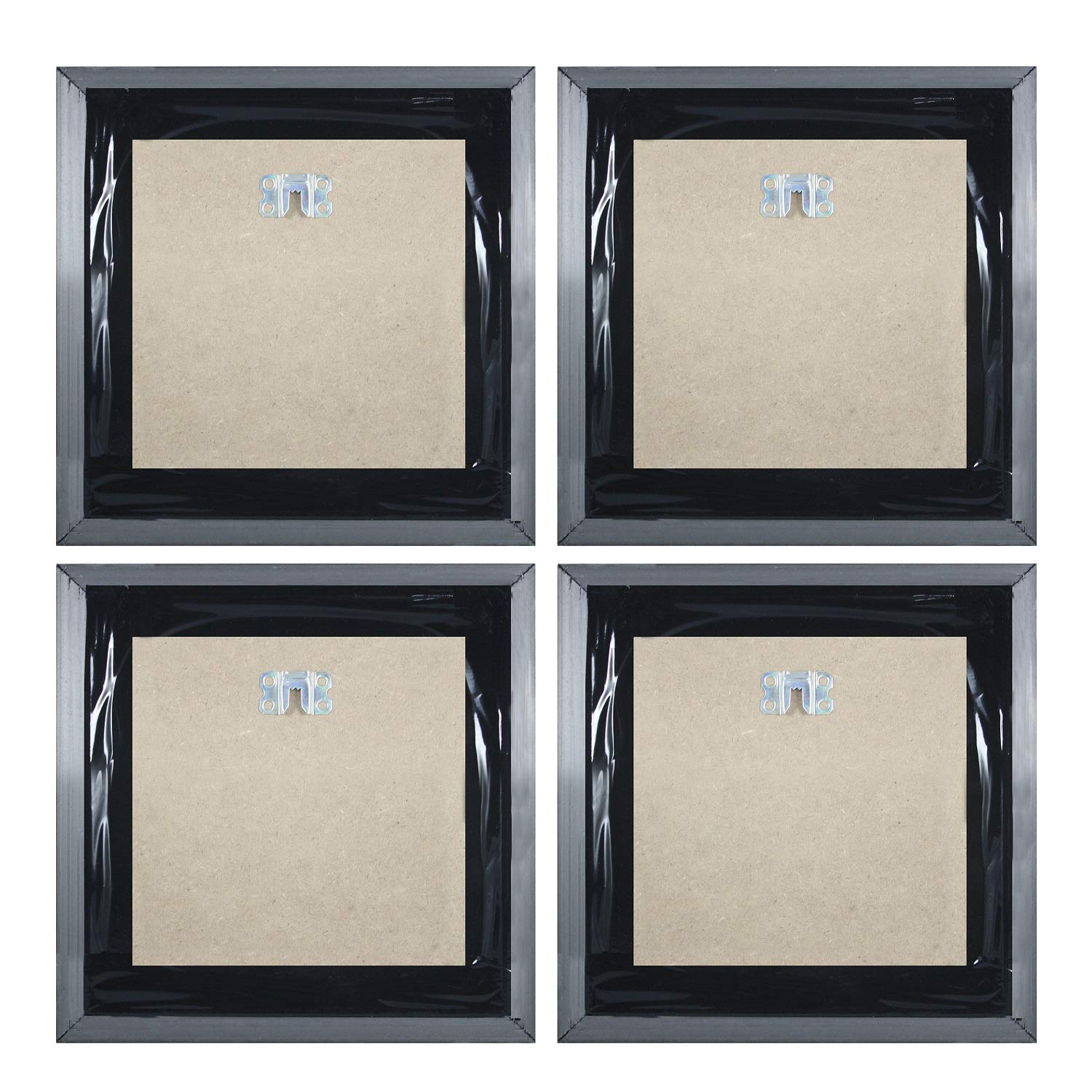 Indianara 4 Piece Set of Framed Wall Hanging Motivational Office Decor Art Prints 8.7 Inch X 8.7 Inch Without Glass(multicolor5)
