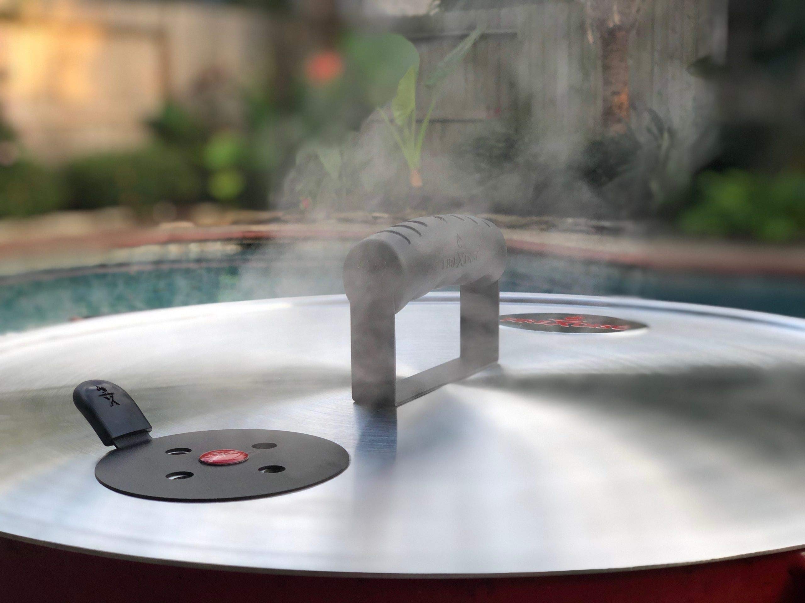 Firedisc Ultimate Flattop Lid W/Flavor Seal | Replacement Pot Lid | Cover For Cooking Bowl | Fitted Pot Lid For Cooker | Lid Wit