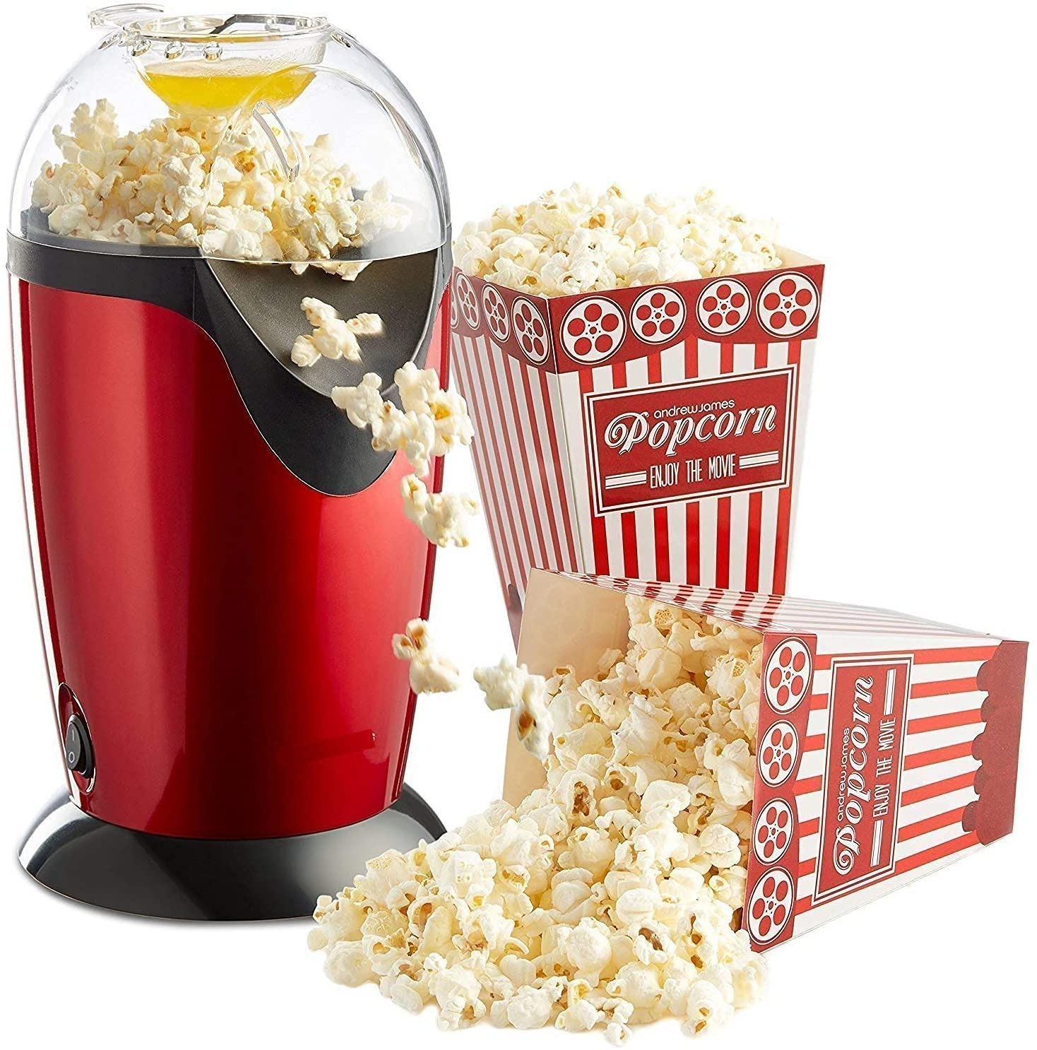 Vinsh Enterprise Aluminum Popcorn Machine And Big Home Use Electric Big Popcorn Machine, Popcorn Maker Making Machine Automatic
