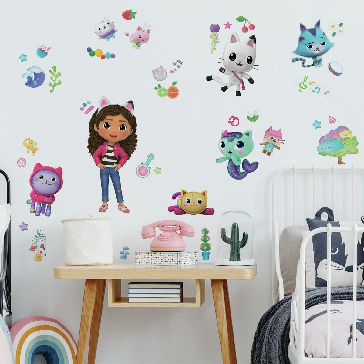 Dreamworks Gabby'S Dollhouse Peel And Stick Wall Decals By Roommates, Rmk4823Scs