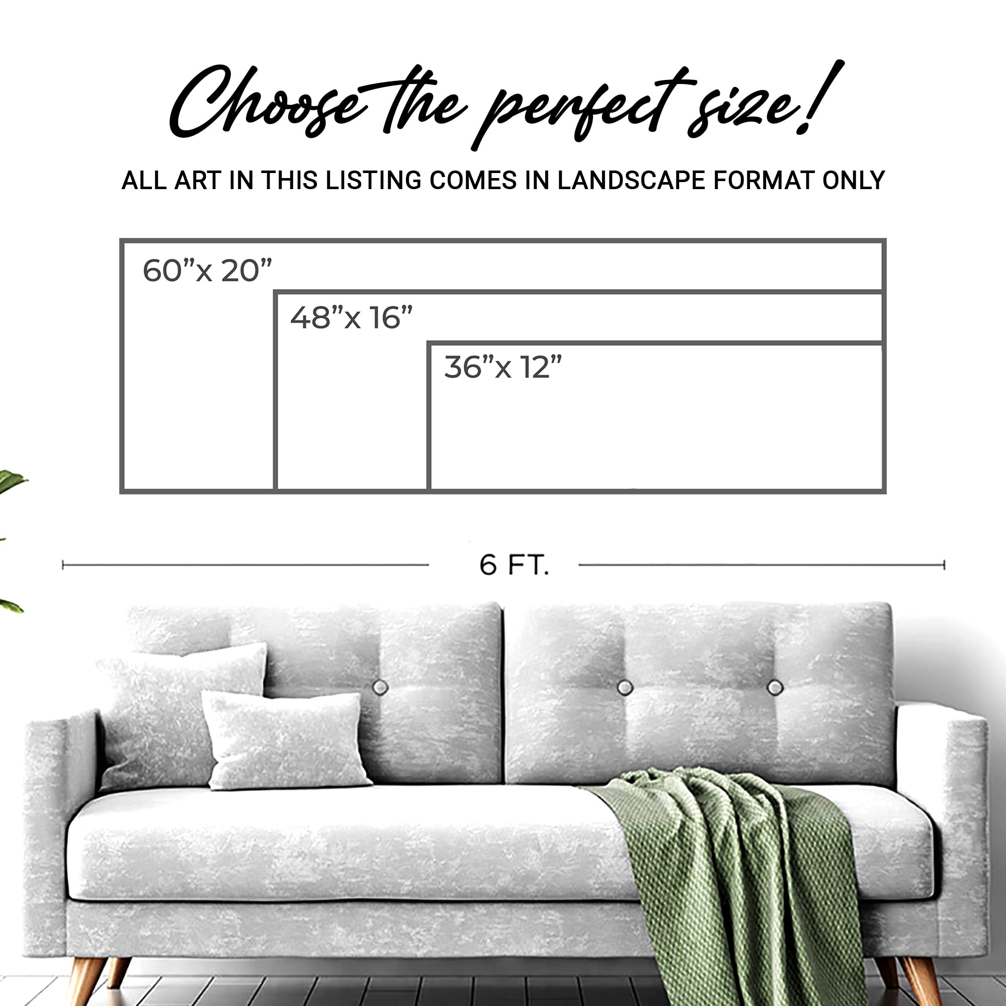 Tailored Canvases Custom Lake House Sign - Large Rustic Print Decor Ready-To-Hang Canvas Wall Art For Living Room, Bedroom, Kitc