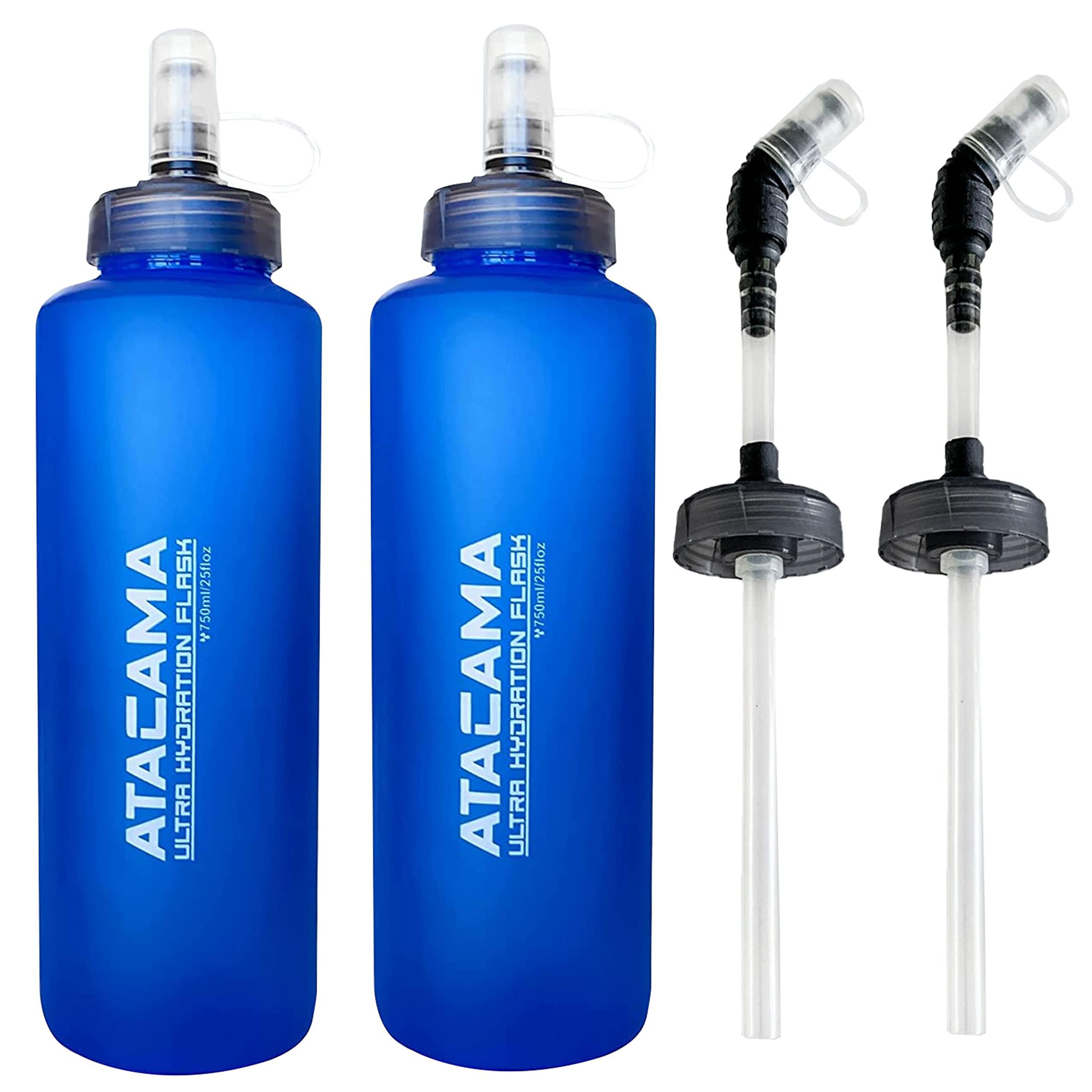 Soft Water Flask  750ml/25oz  Collapsible Running Bottle  Wide Opening