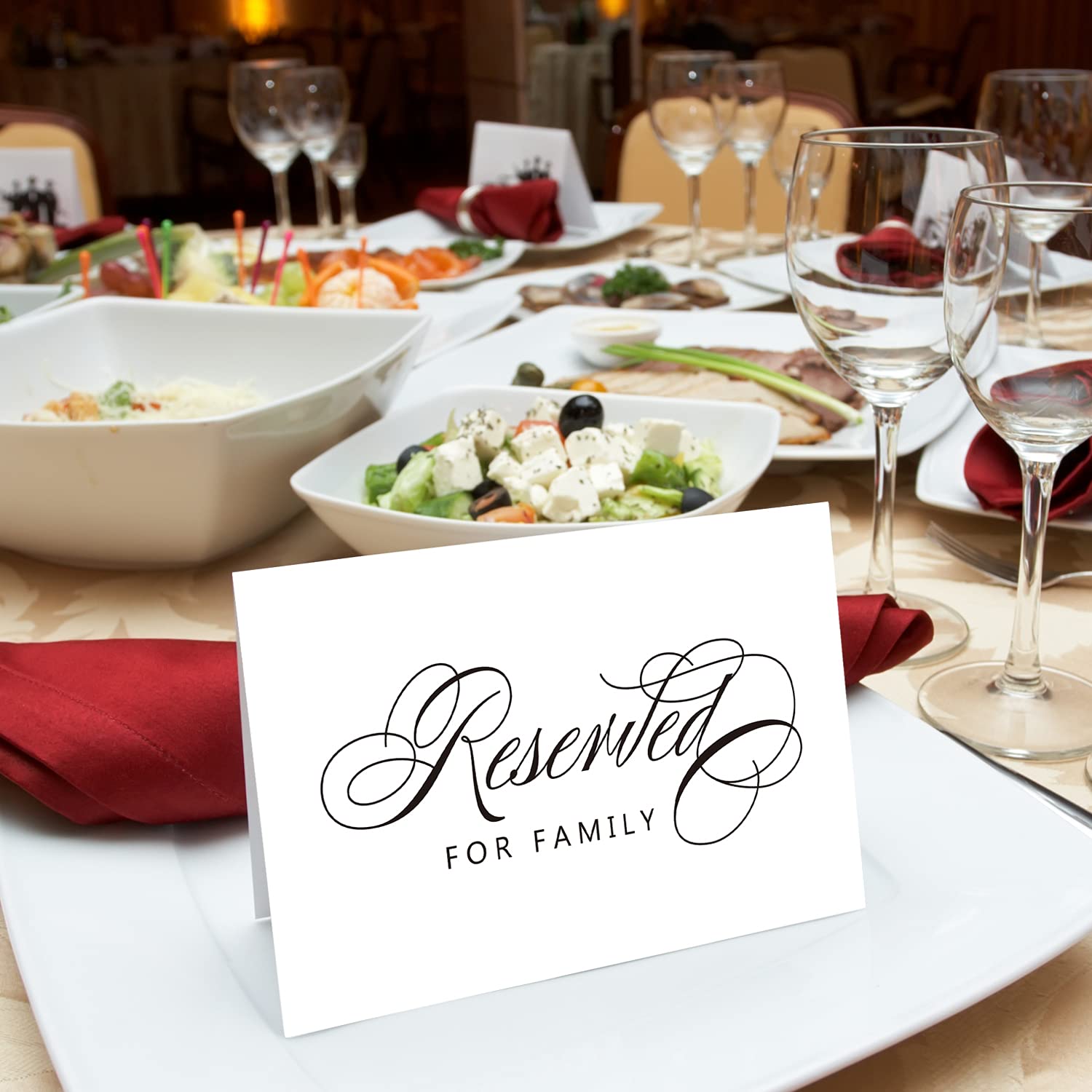 Reserved Signs For Wedding, Parties, Receptions, Restaurant And Celebrations, Reserved Signs For Tables, Reserved Signs For Wedd