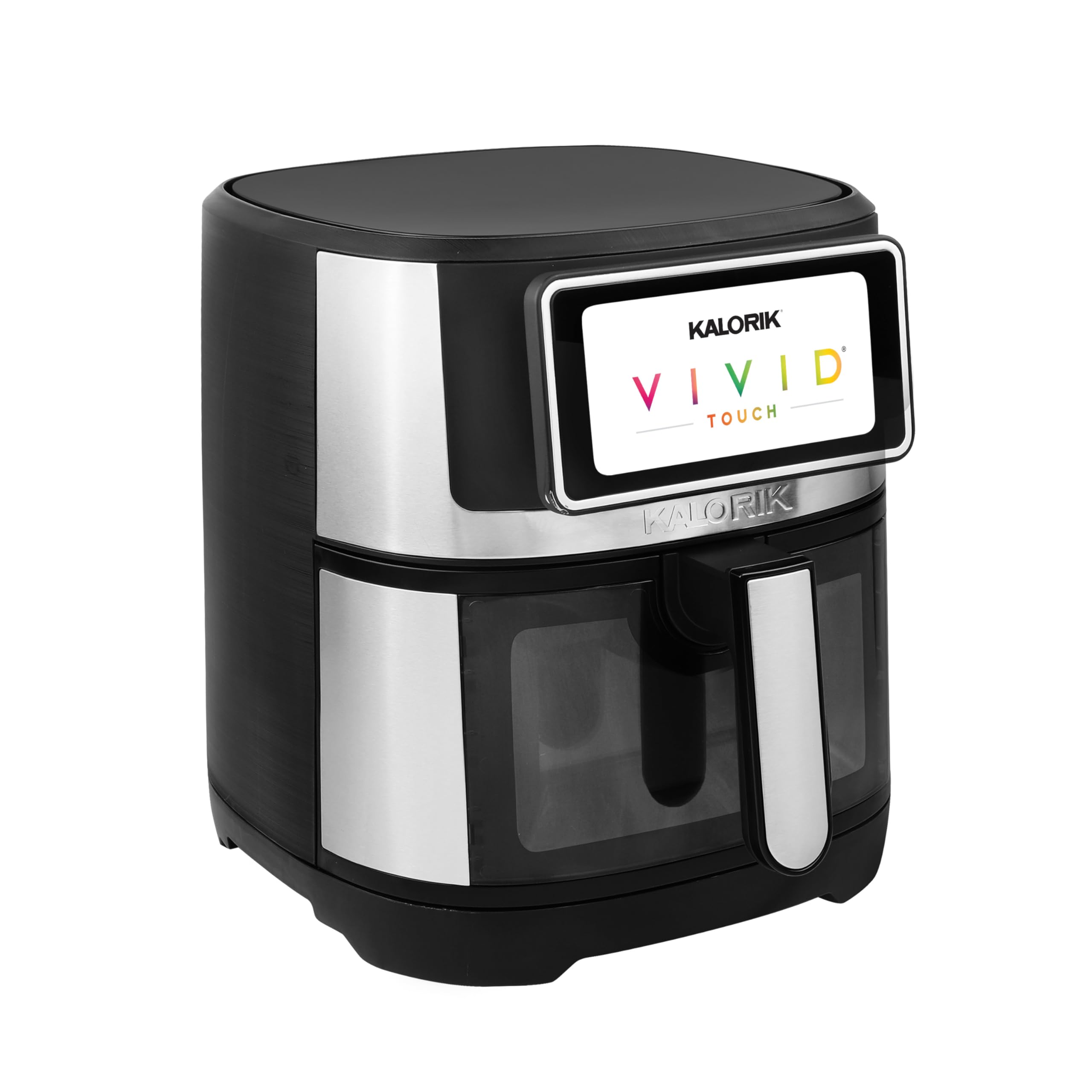 Kalorik Air Fryer VIVID TOUCH Series 5 Quart Capacity with High-Resolution Touchscreen 202 Cooking Presets in 12 Food Categories