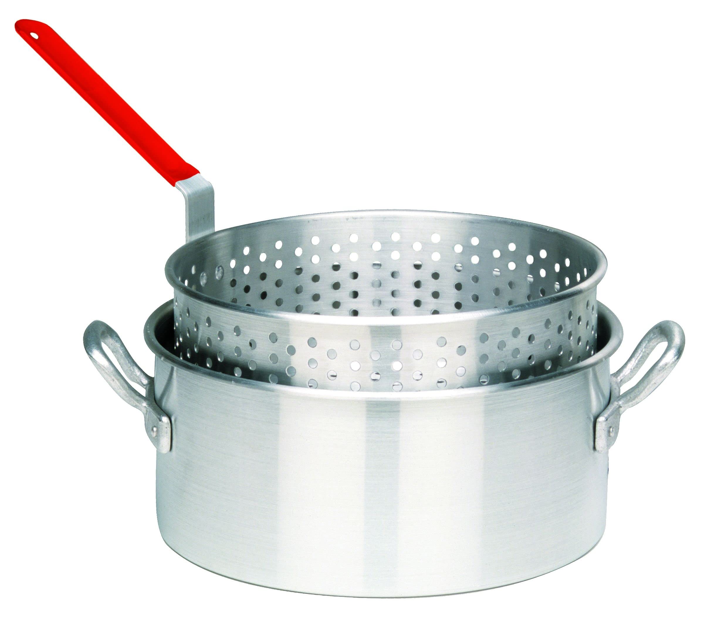Bayou Classic Propane Outdoor Fryer Package With Steel Frame Cooker Base, Aluminum Fry Pot, Fryer Basket And Stainless Thermomet