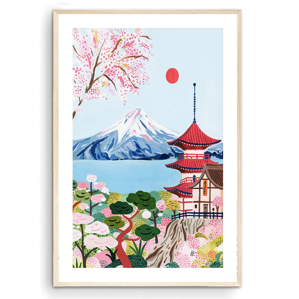 Japan Travel Poster, Mount Fuji Print, Kyoto Print, Japanese Print, Japan Wall Art, Travel Print, Travel Poster, Housewarming Gi