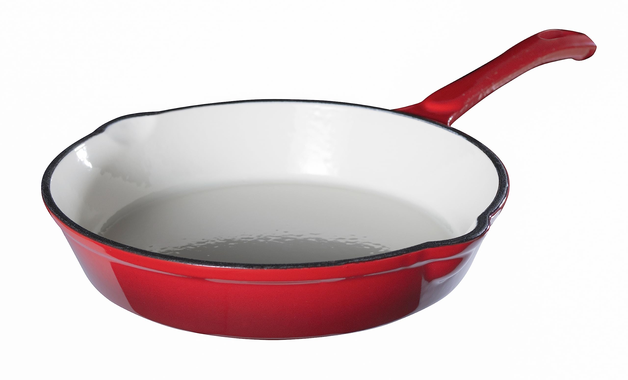 Eternal Living Enameled Cast Iron 8'' Fry Pan Red