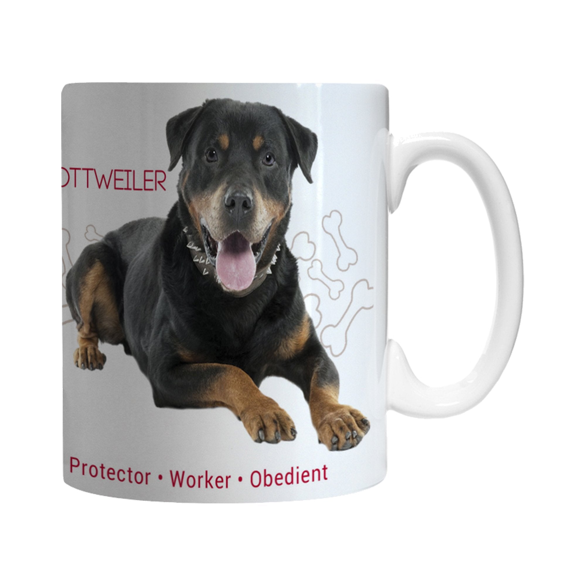 Boelter Brands Rottweiler Ceramic Mug, 11-ounce