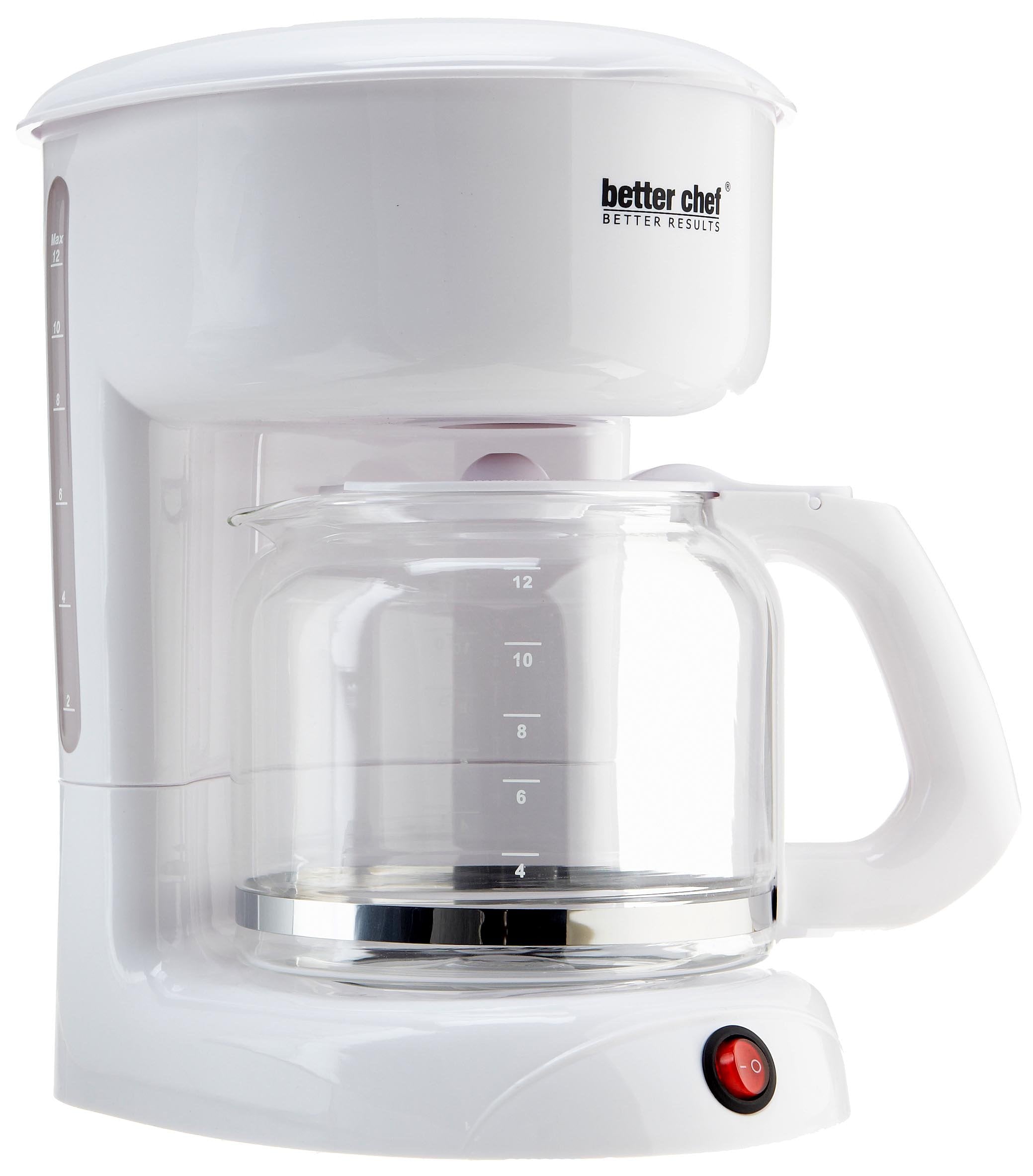 Better Chef 12-Cup Coffee Maker, White