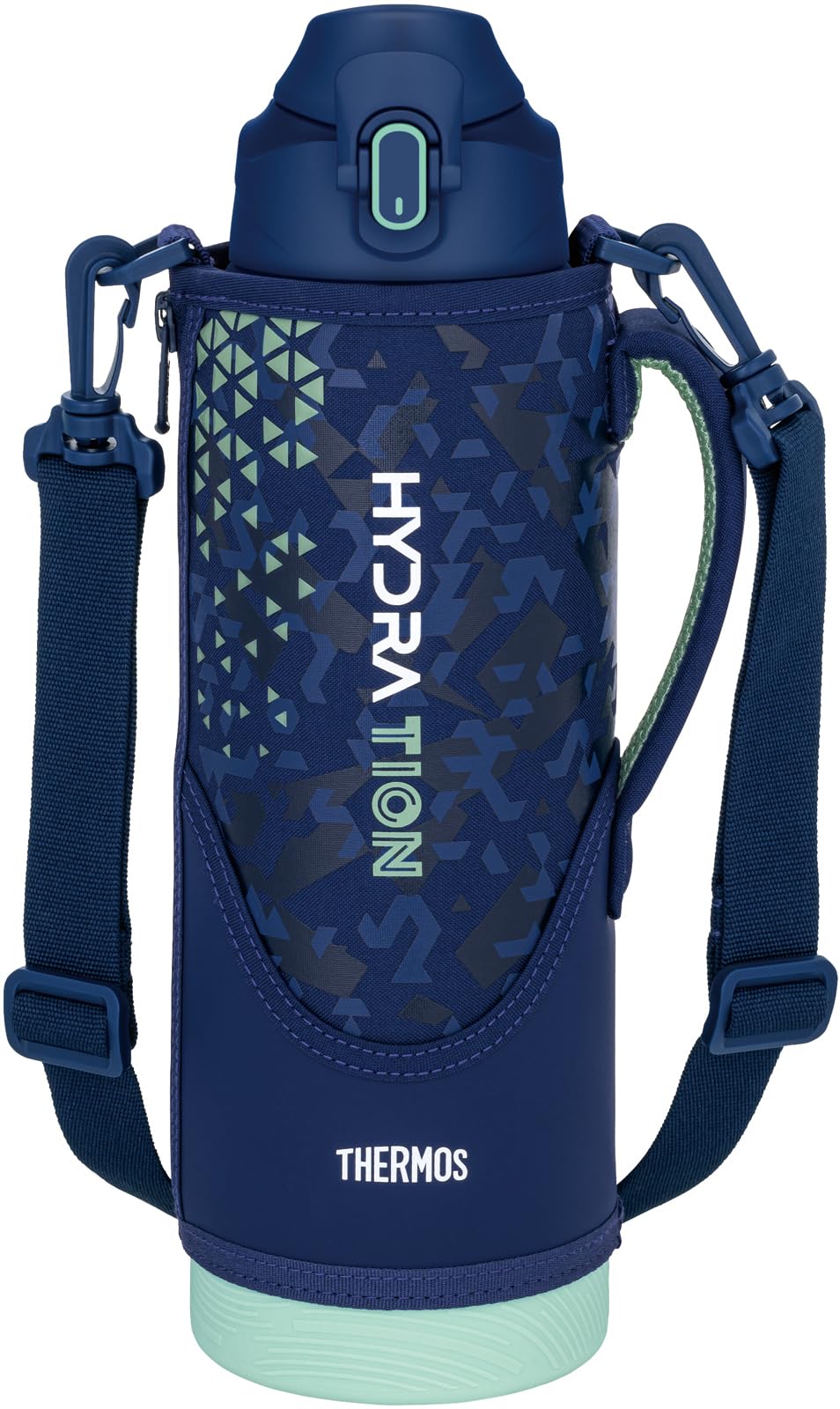 ????(THERMOS) Water Bottle, stainlesssteel, navy mint, 1.5L