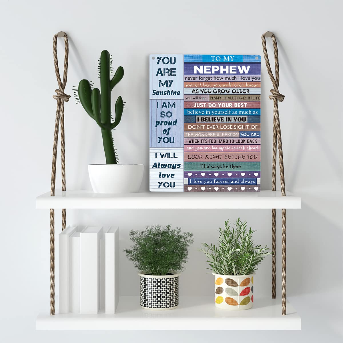 Nephew Gifts from Auntie Inspirational Quotes Wall Art Gifts To My Nephew Wooden Hanging Sign Wall Art Home Decor Birthday Chris