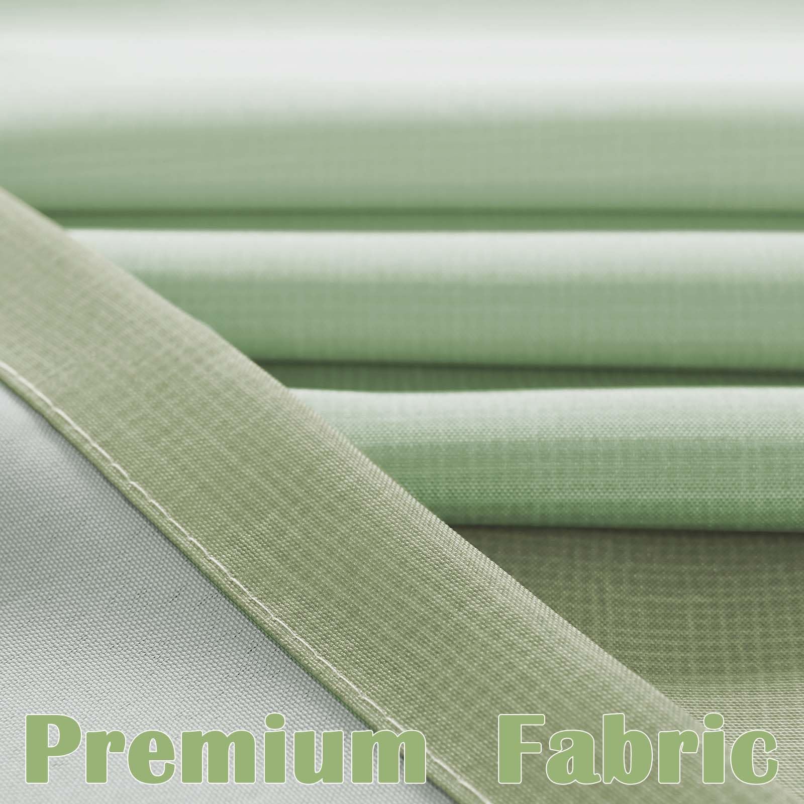 Jinchan Small Stall Shower Curtain 36X72 Inches Ombre Forest Green Striped Shower Curtains For Bathroom Gradual Color Waterproof