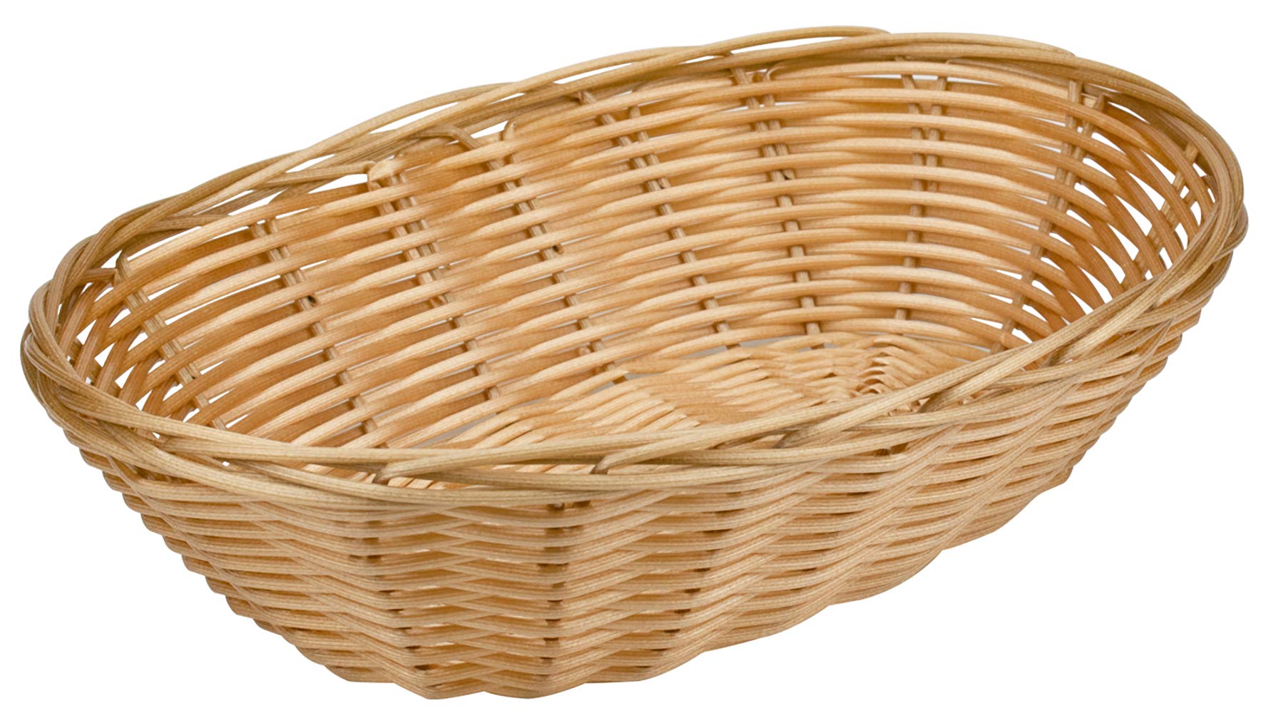 Yesland 16 Pack Plastic Oval Basket  Food Storage Basket & Fruit Basket  8-3/4 x 6-1/4 x 2-3/4 Inches Basket Bin for Kitchen  Restaurant  Centerpiece Display