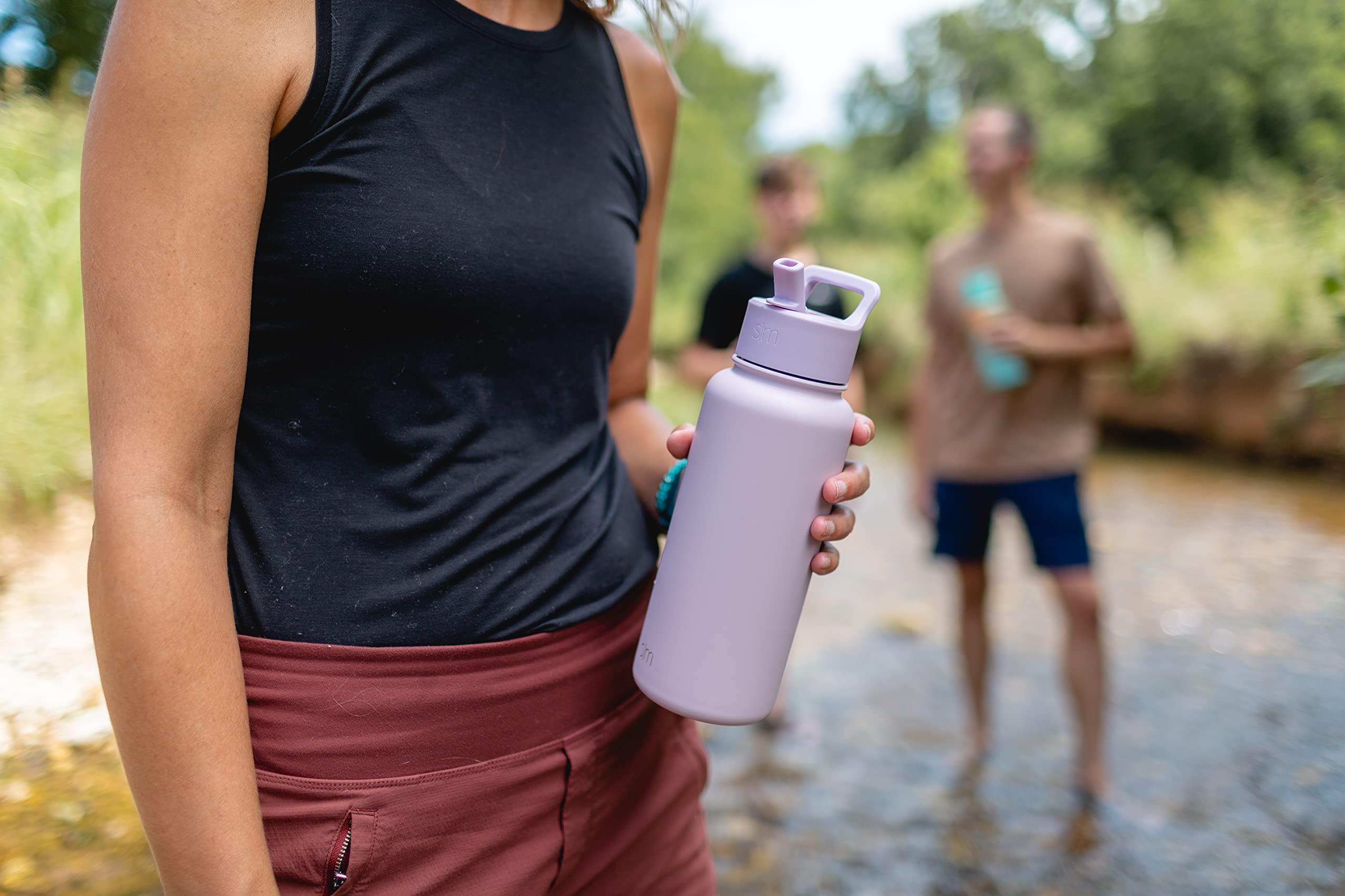 Simple Modern Water Bottle With Straw And Chug Lid Vacuum Insulated Stainless Steel Metal Thermos | Reusable Leak Proof Bpa-Free