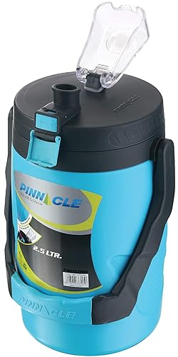 Reusable Insulated Water Jug -85oz Leakproof Portable Water Jug - Insulated Water Jug with Spout - Insulated Half Gallon Water Bottle - Insulated Water Jug for Camping  Picnics  Hiking - Sky Blue