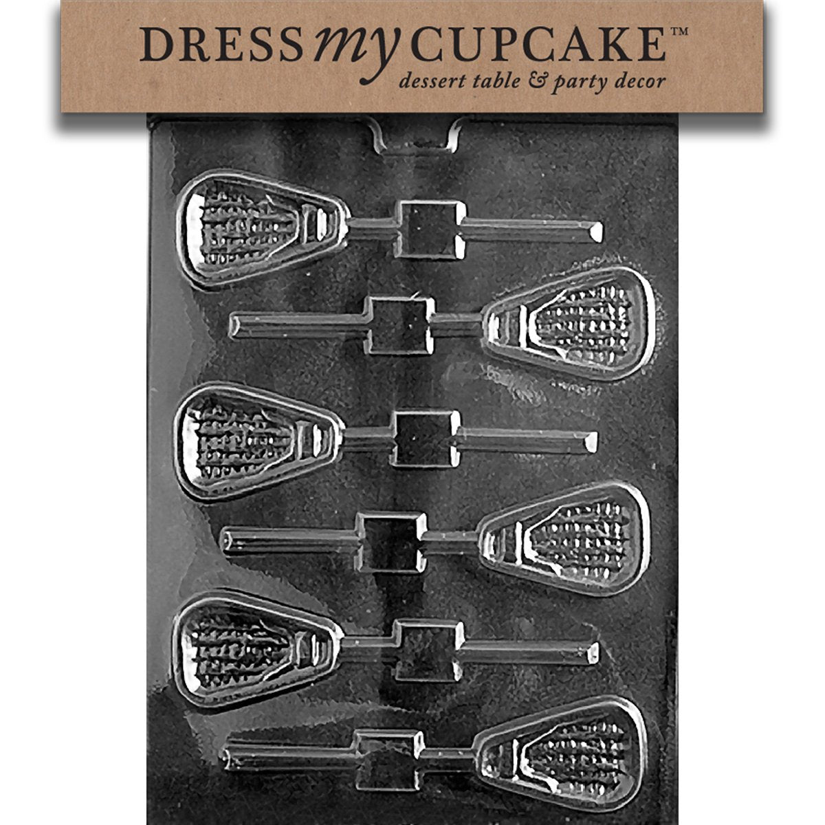 Dress My Cupcake Chocolate Candy Mold, Lacrosse Lollipop
