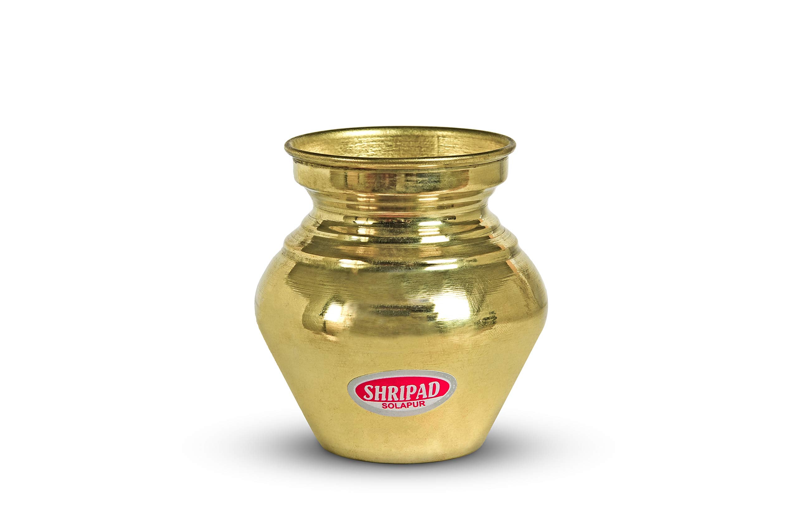 Shripad Steel Home metal Ganpati Loti Toy, Gold