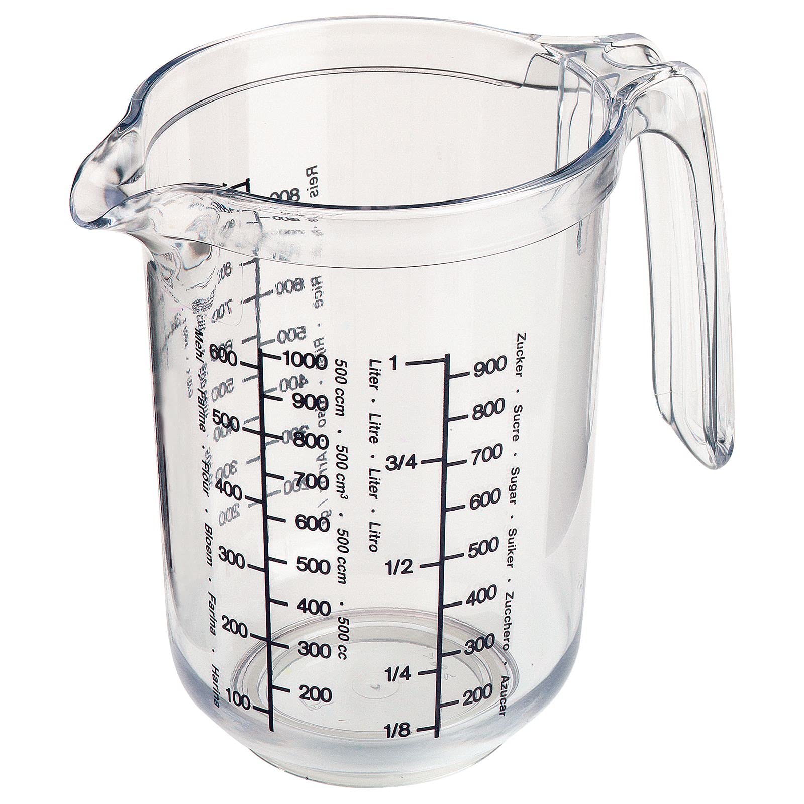Westmark Germany 'Gerda' Measuring Cup Clear Multi Measurement Tool for Baking  Cooking  Sugar  Flour (Clear)