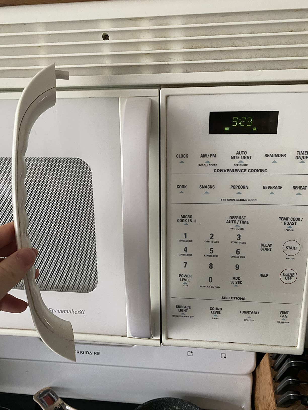 Podoy ???????????????? Wb15X335 Microwave Door Handle Replacement Compatible With Ge General Electric Microwave White Spacemaker