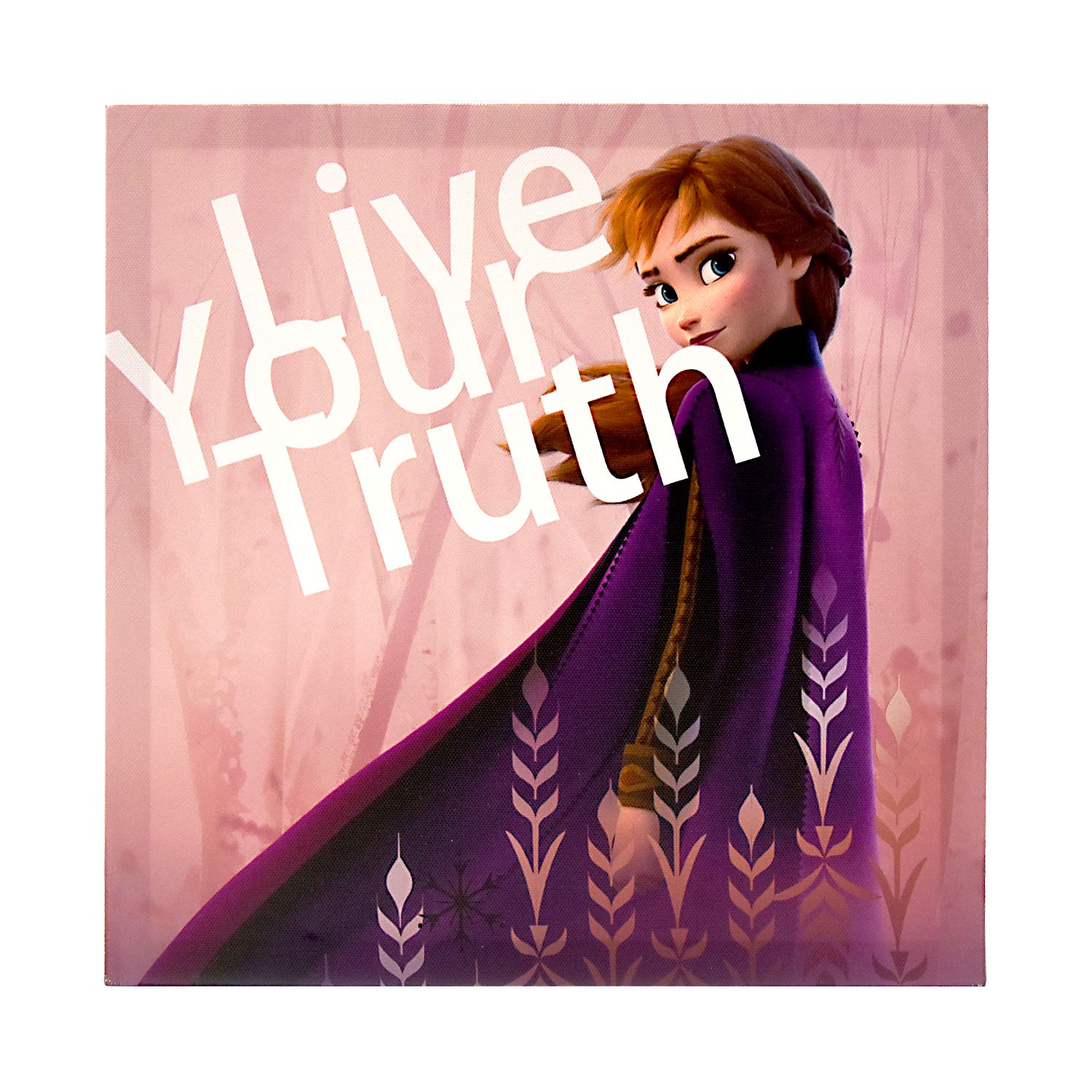 Disney Frozen 2 4 Pack Canvas Led Wall Art, Eachpiece Measures 11.4'' X 11.4'', Multi