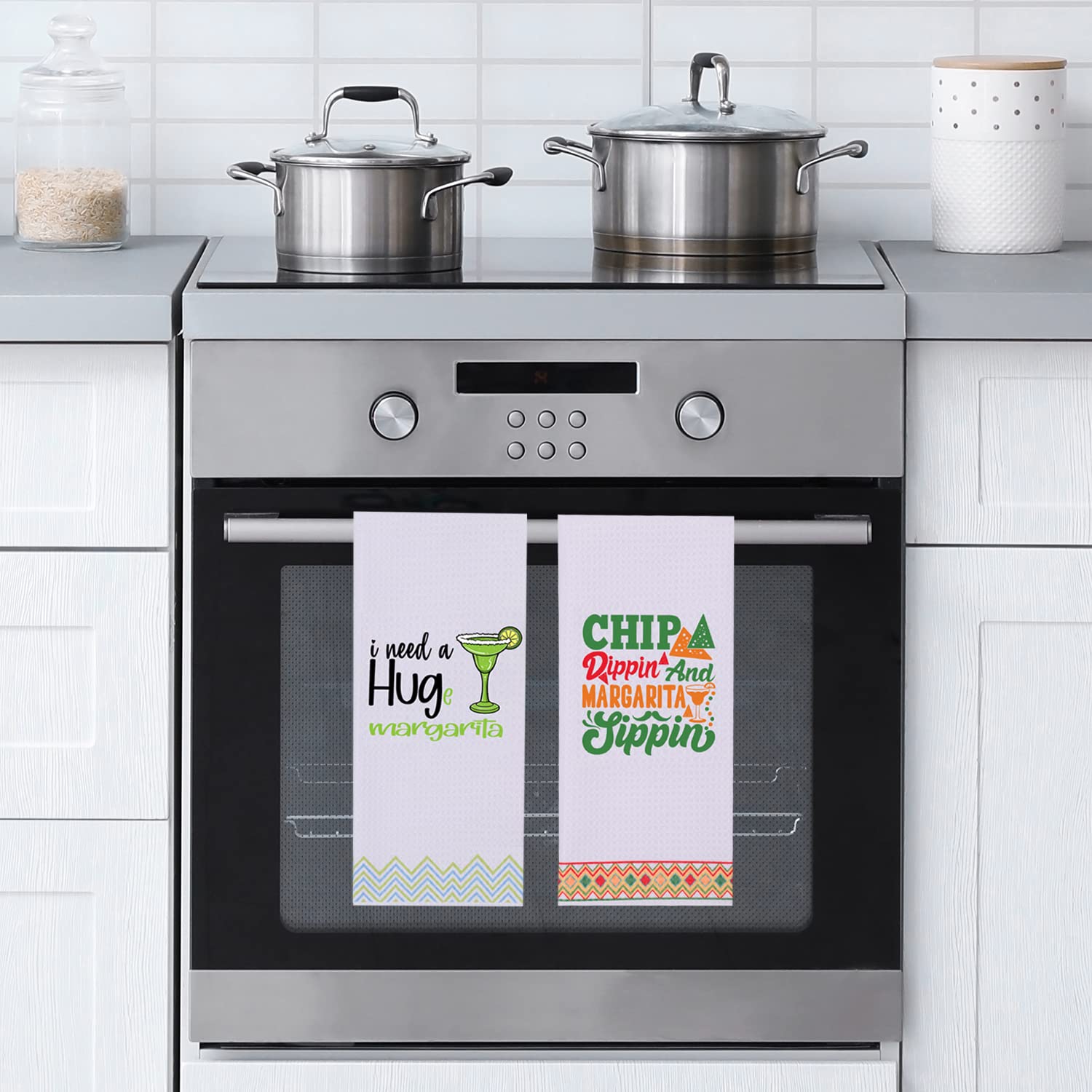Lxomill Margarita Funny Kitchen Towels, Margarita Taco Lovers Gifts, I Need A Huge Margarita, Cute Hostess, House Warming Gift,