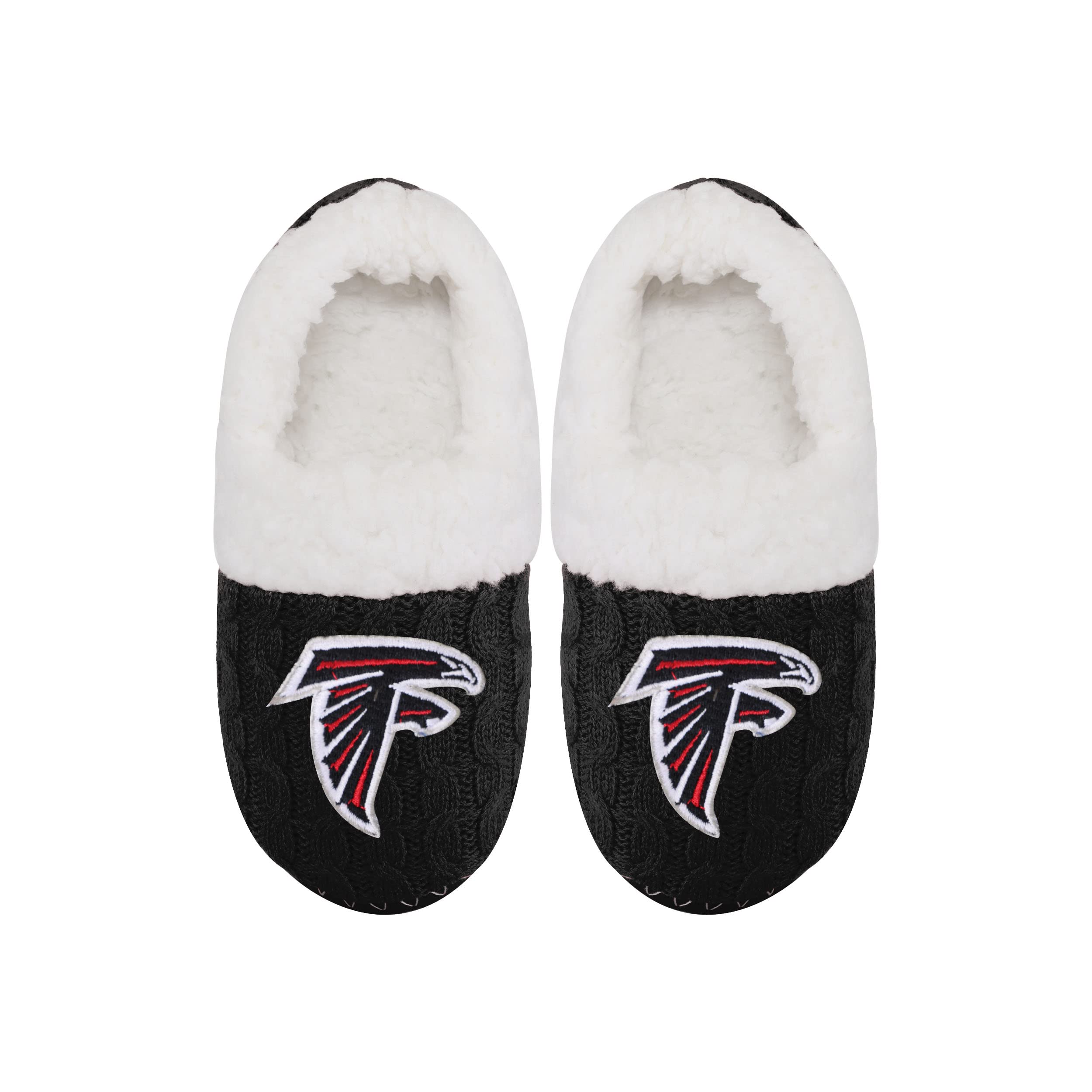 Atlanta Falcons Nfl Nfl Womens Team Color Moccasin Slipper - M
