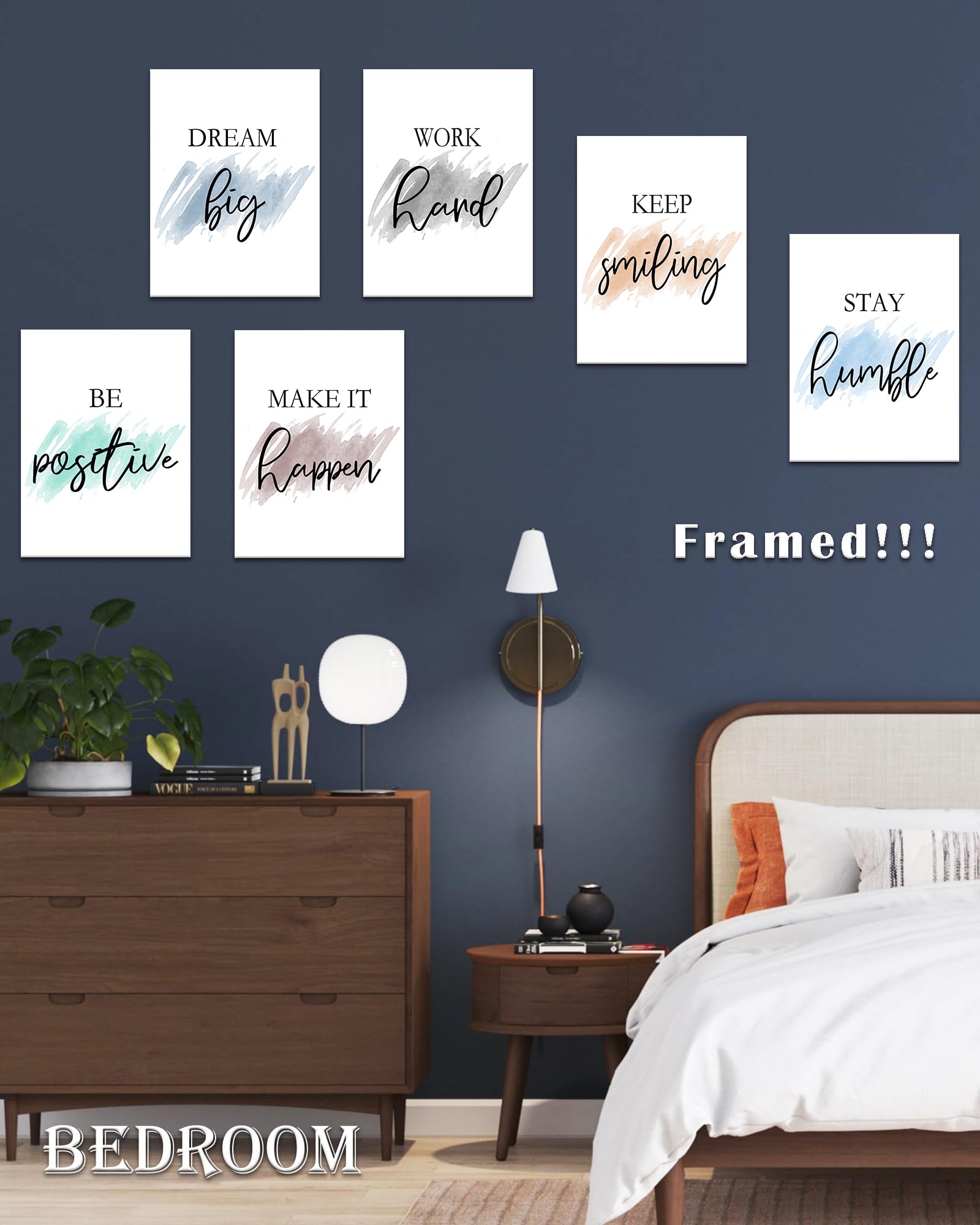 ???????????? Motivational Wall Decor Inspirational Office Wall Art Quotes 12    X16    Framed Wall Art For Living Room Encouragi