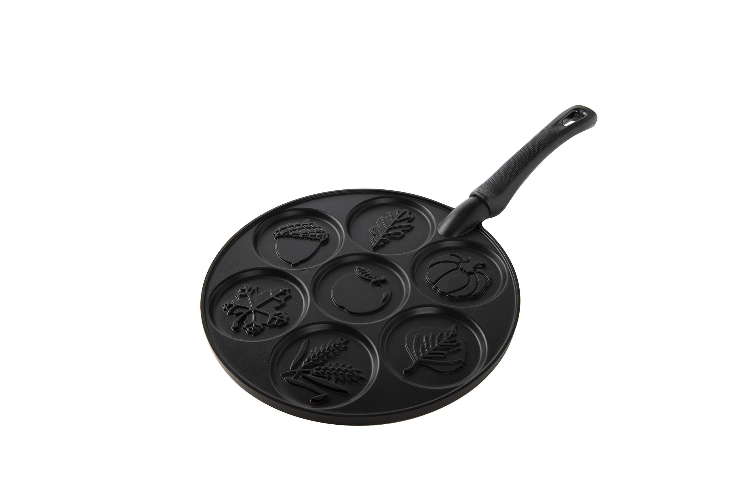 Nordic Ware Autumn Leaves Pancake Pan, Black