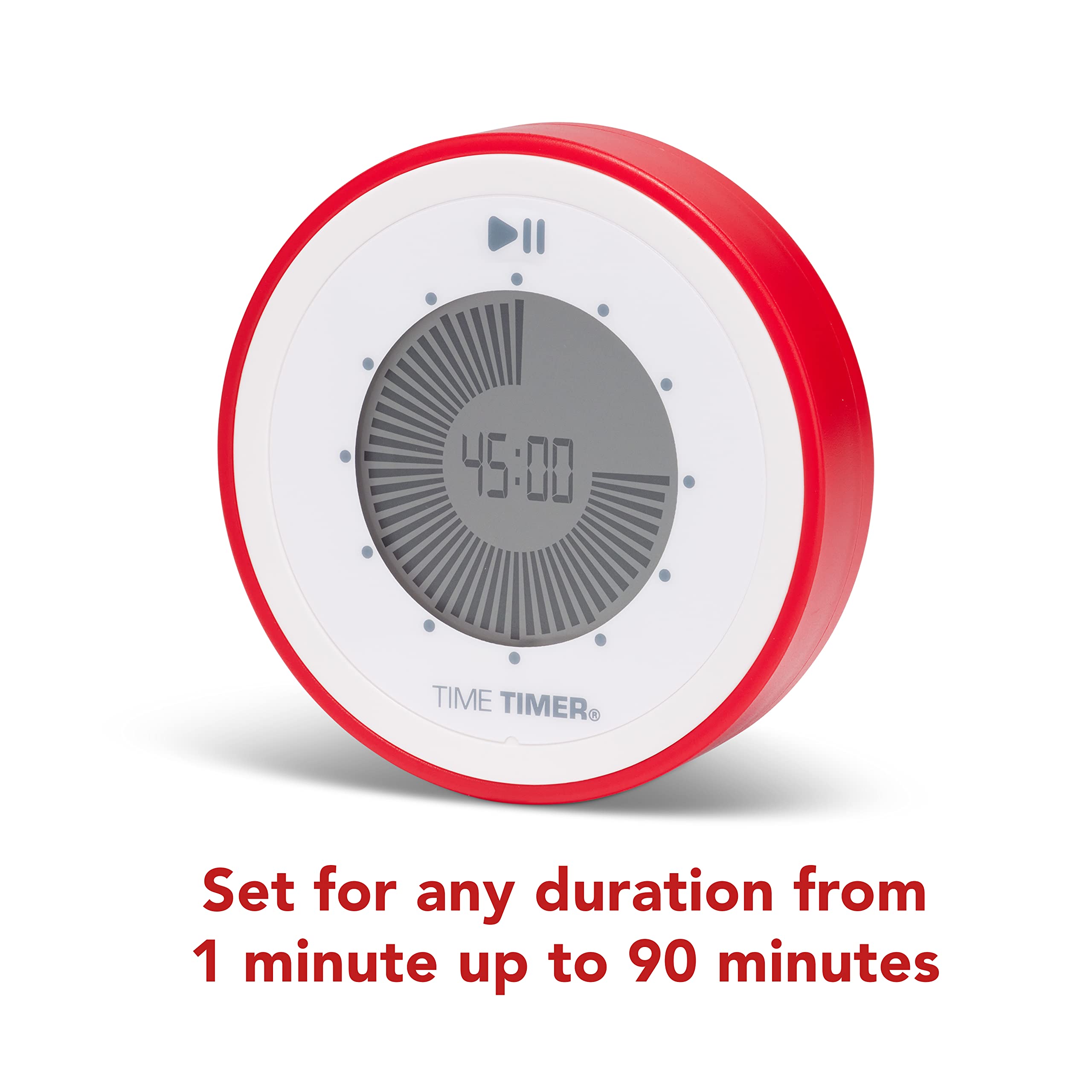 Time Timer Twist 90-Minute Digital Countdown Clock - For Kids Classroom Learning, Homeschool Study Tool, Teachers Desk Clock, Ex