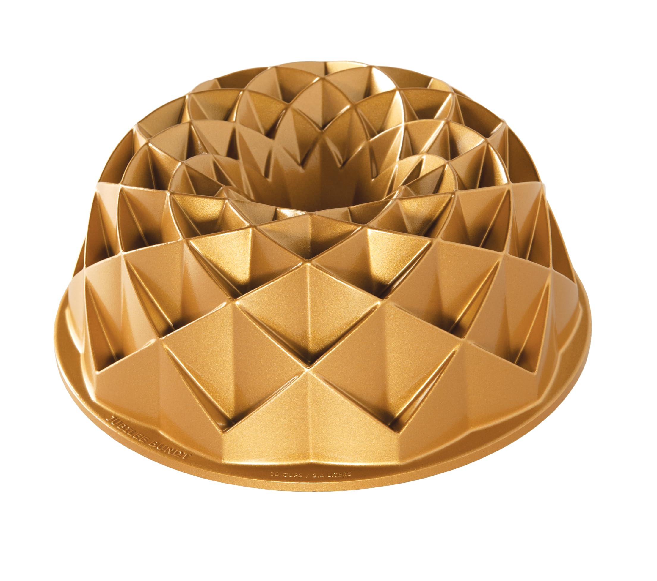 Nordic Ware Jubilee Bundt, 10 Cup, Gold
