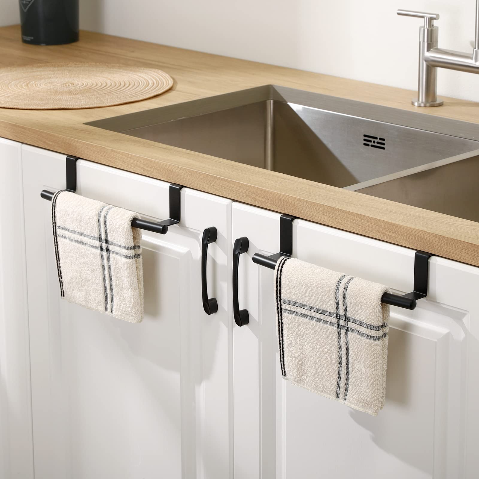 Kes Over The Door Towel Rack, Over Cabinet Towel Bar Kitchen Bathroom Towel Holder Storage Dish Towel Holder, Over Cabinet Cupbo