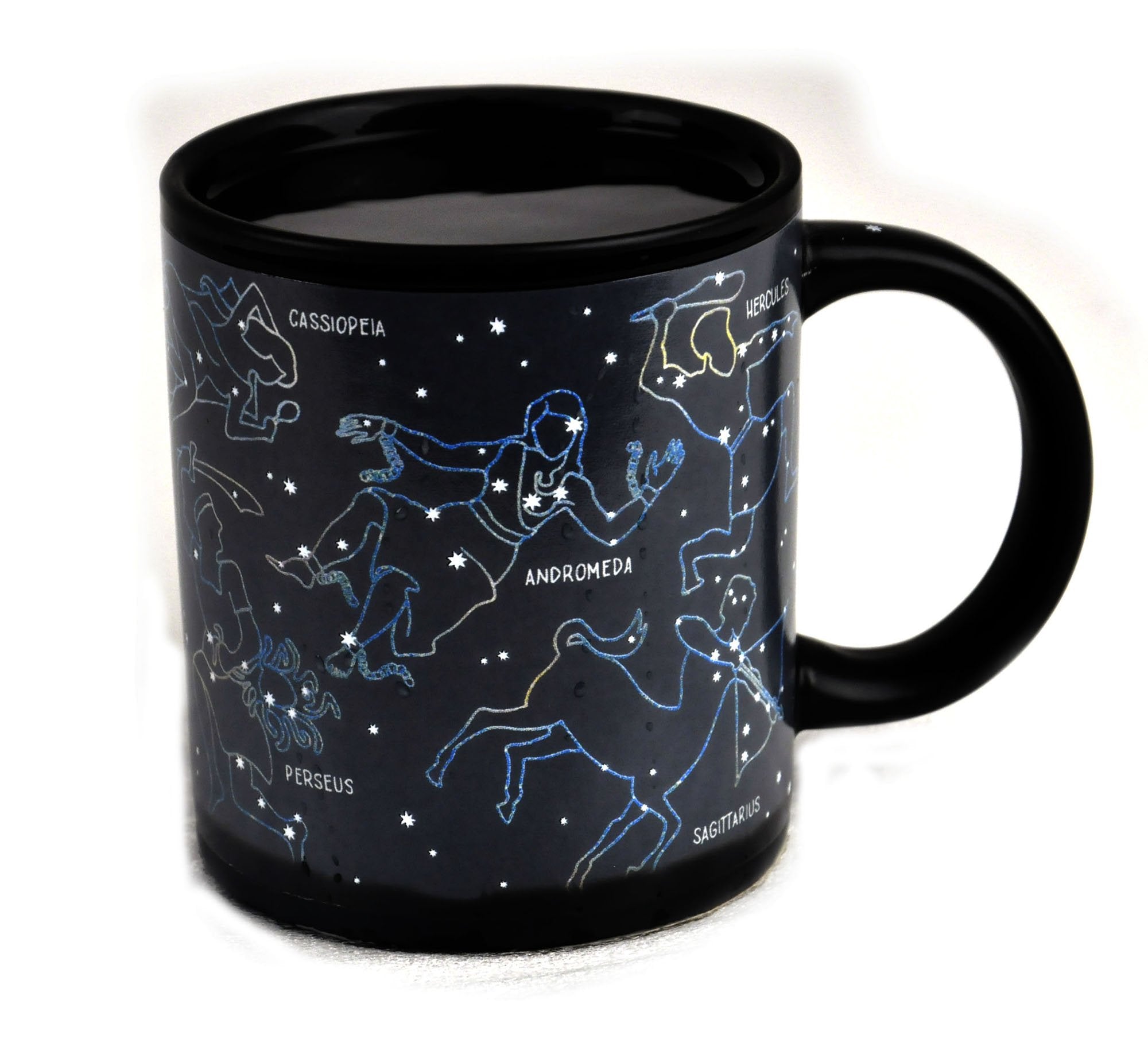 The Unemployed Philosophers Guild Heat Changing Constellation Mug - Add Coffee or Tea and 11 Constellations Appear - Comes in a 